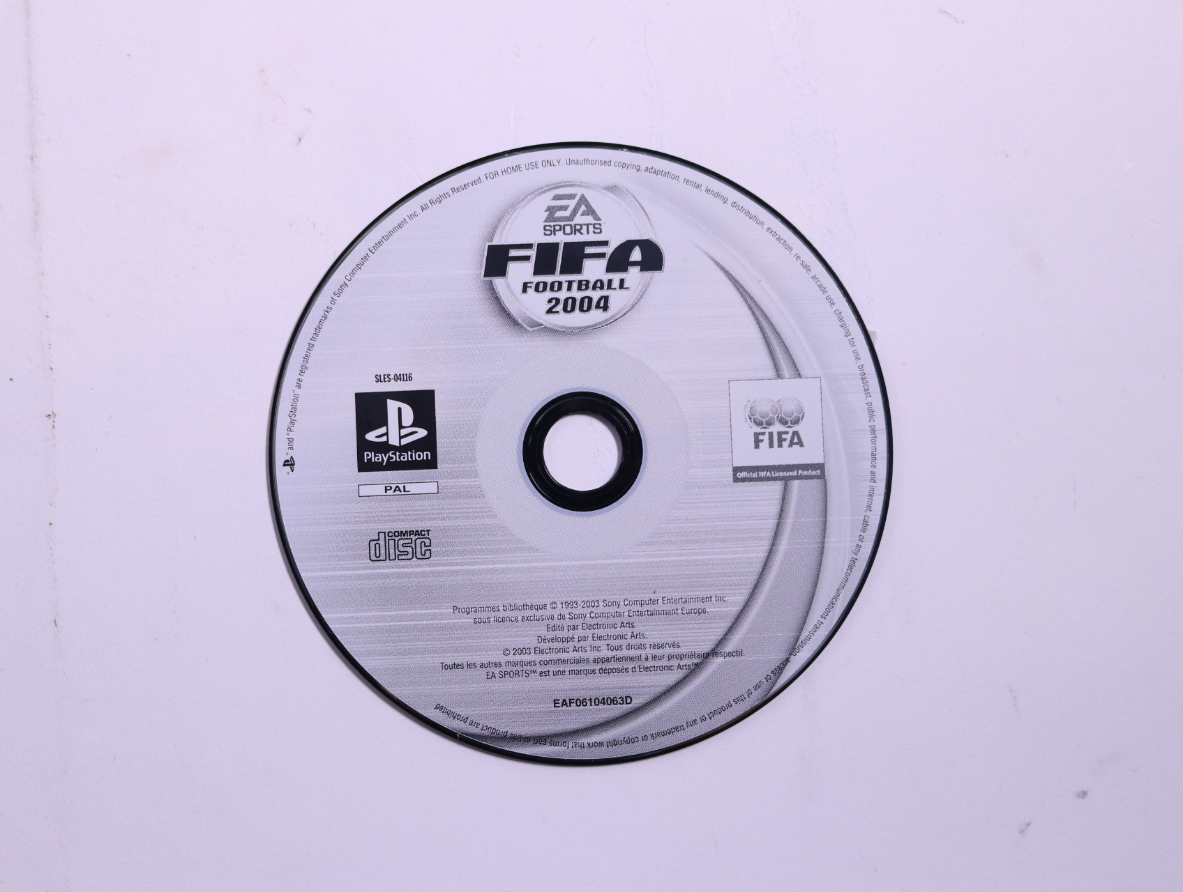 PlayStation 1 - FIFA Football 2004 [Geen Hoesje]