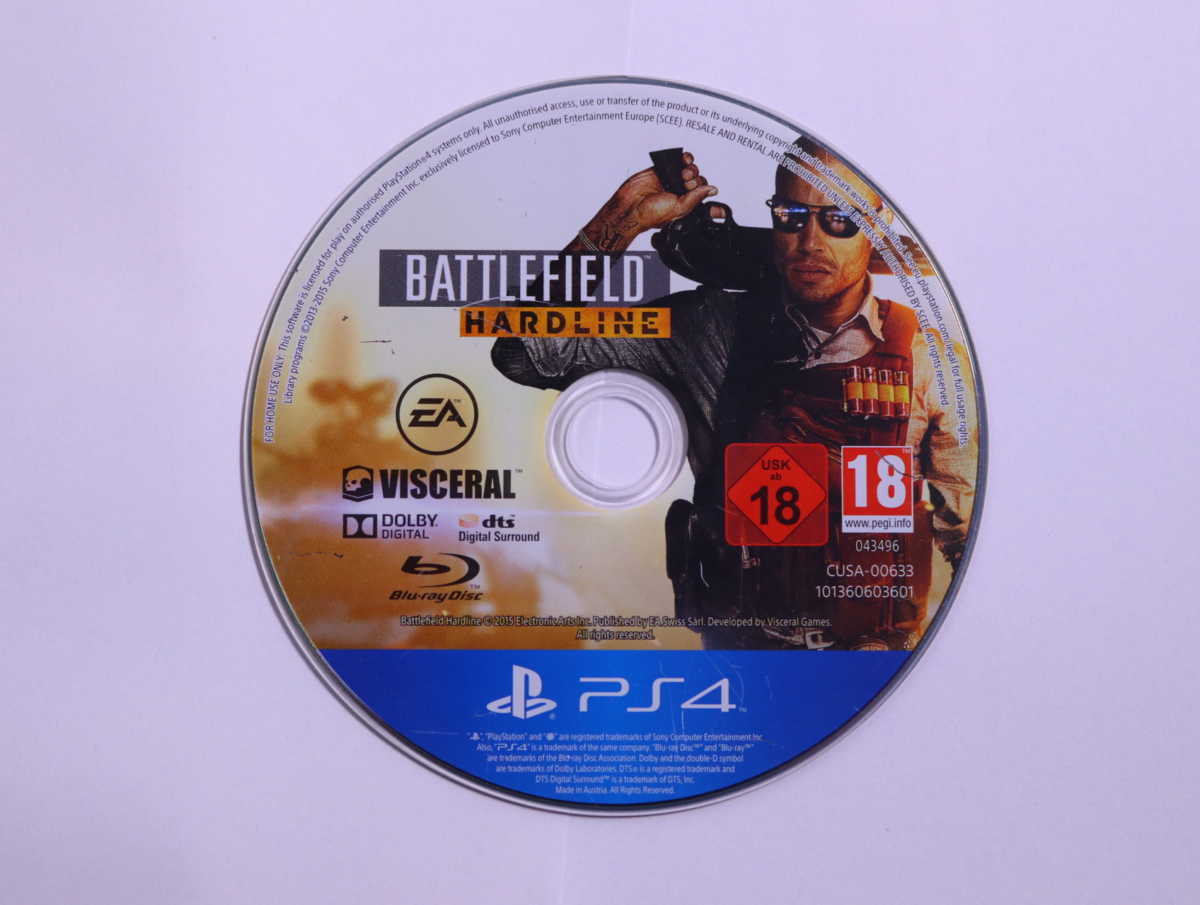 Playstation 4 - Battlefield Hardline [Geen Hoesje]
