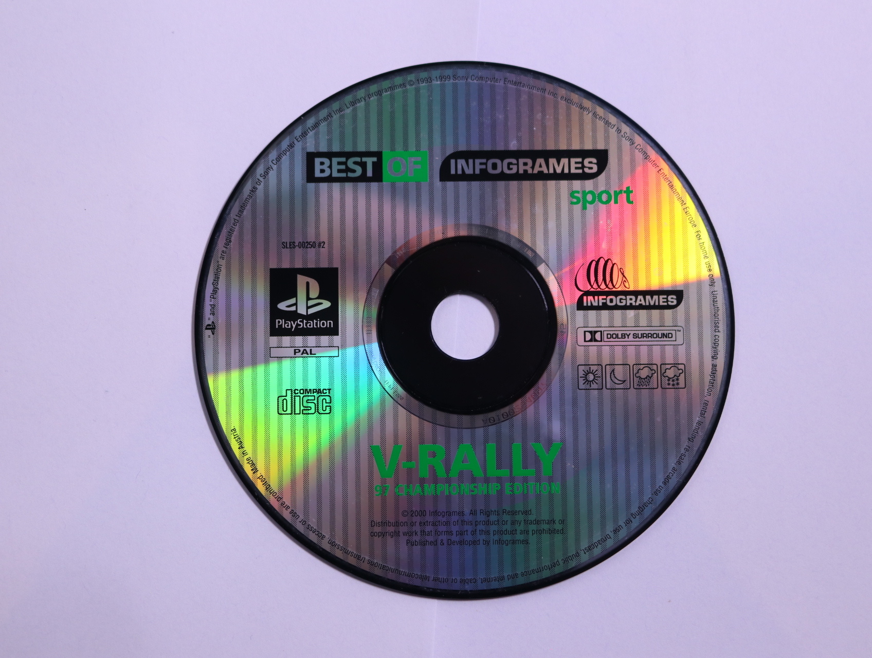 PlayStation 1 - V-Rally '97 Championship Edition [Geen Hoesje]