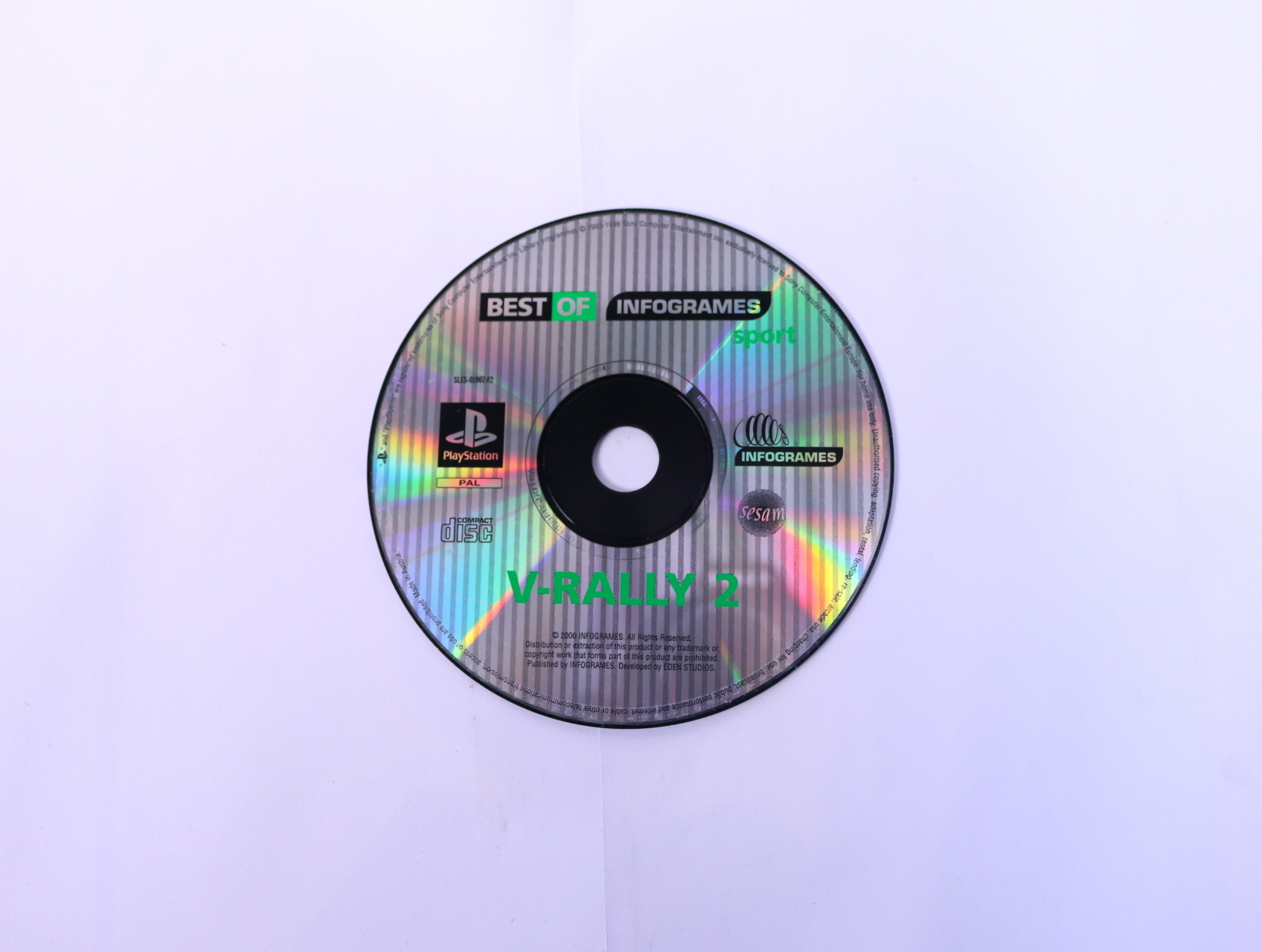 PlayStation 1 - V-Rally 2 Championship Edition [Best Of Infogrames] [Geen Hoesje]