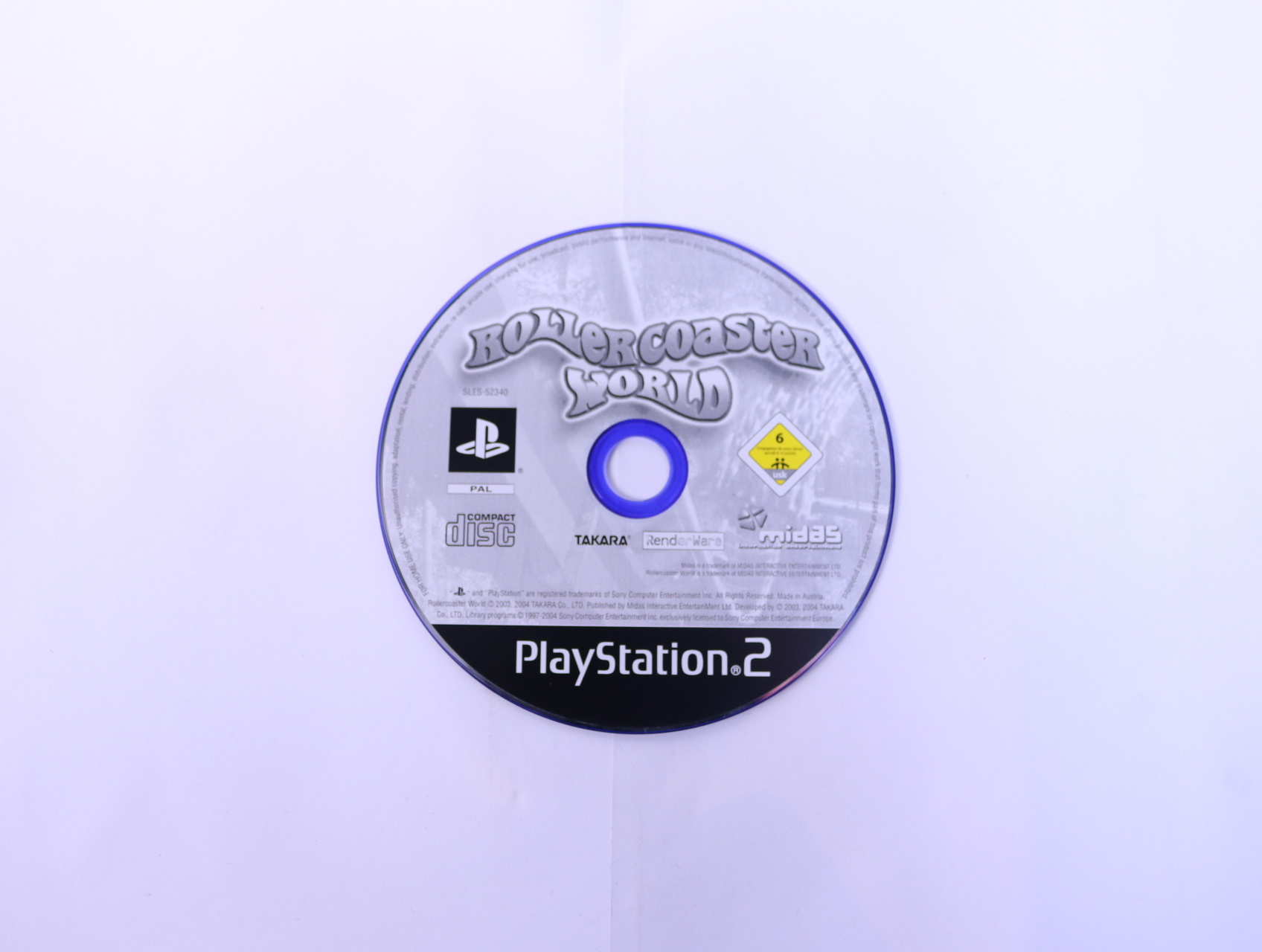 PlayStation 2 - Roller Coaster World [Geen Hoesje]