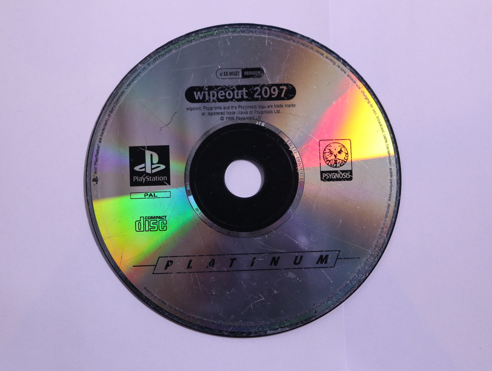 PlayStation 1 - Wipeout 2097 [Platinum]