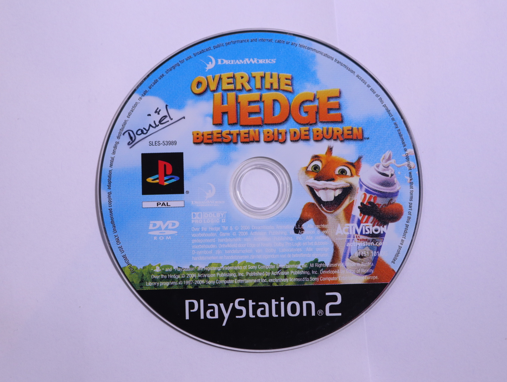PlayStation 2 - Over The Hedge [Geen Hoesje]
