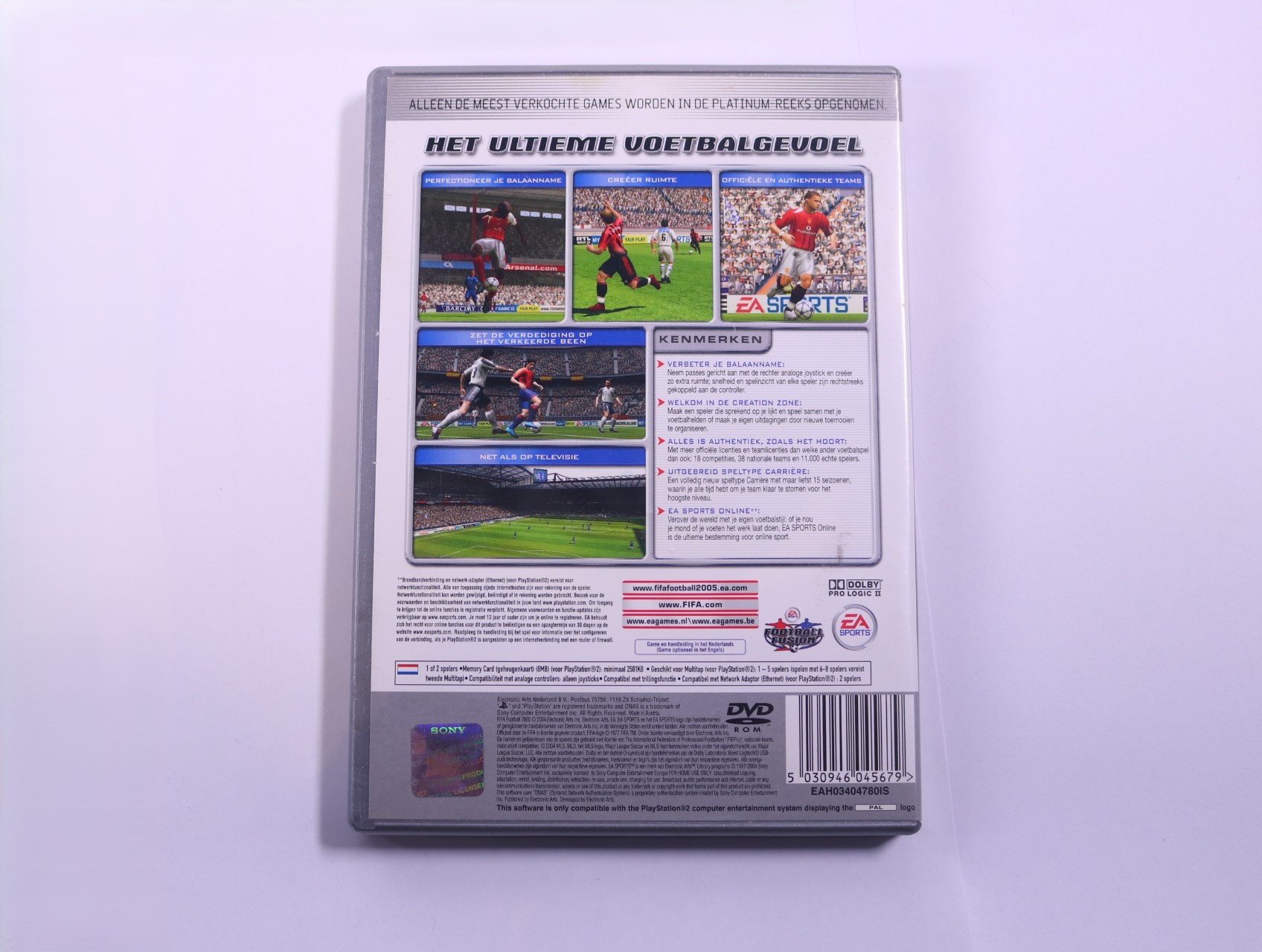 PlayStation 2 - FIFA Football 2005 [Platinum Hits] - productfoto 2