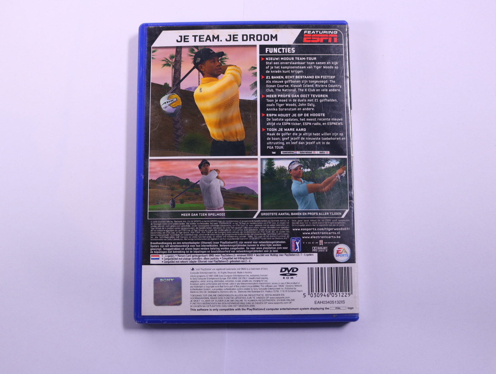 PlayStation 2 - Tiger Woods PGA Tour 07 - productfoto 2