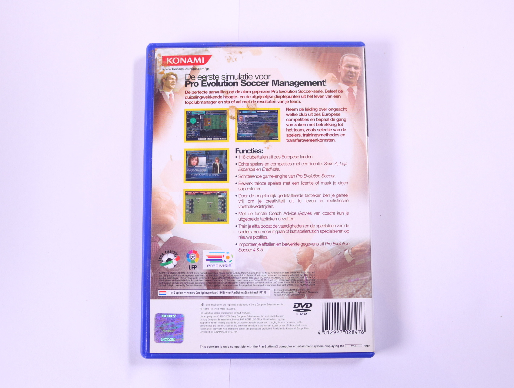 PlayStation 2 - Pro Evolution Soccer Management - productfoto 2