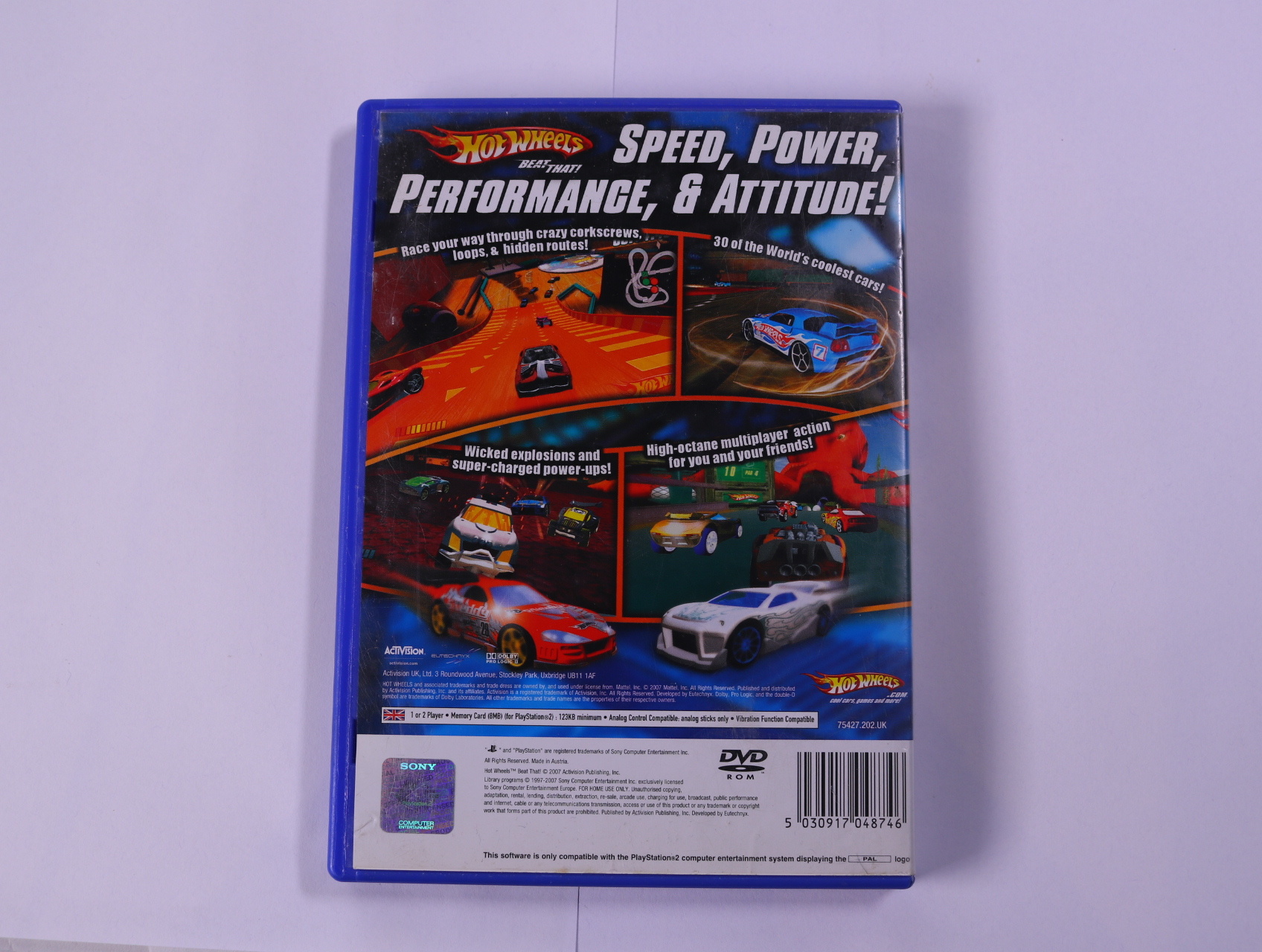 PlayStation 2 - Hot Wheels: Beat That! - productfoto 2