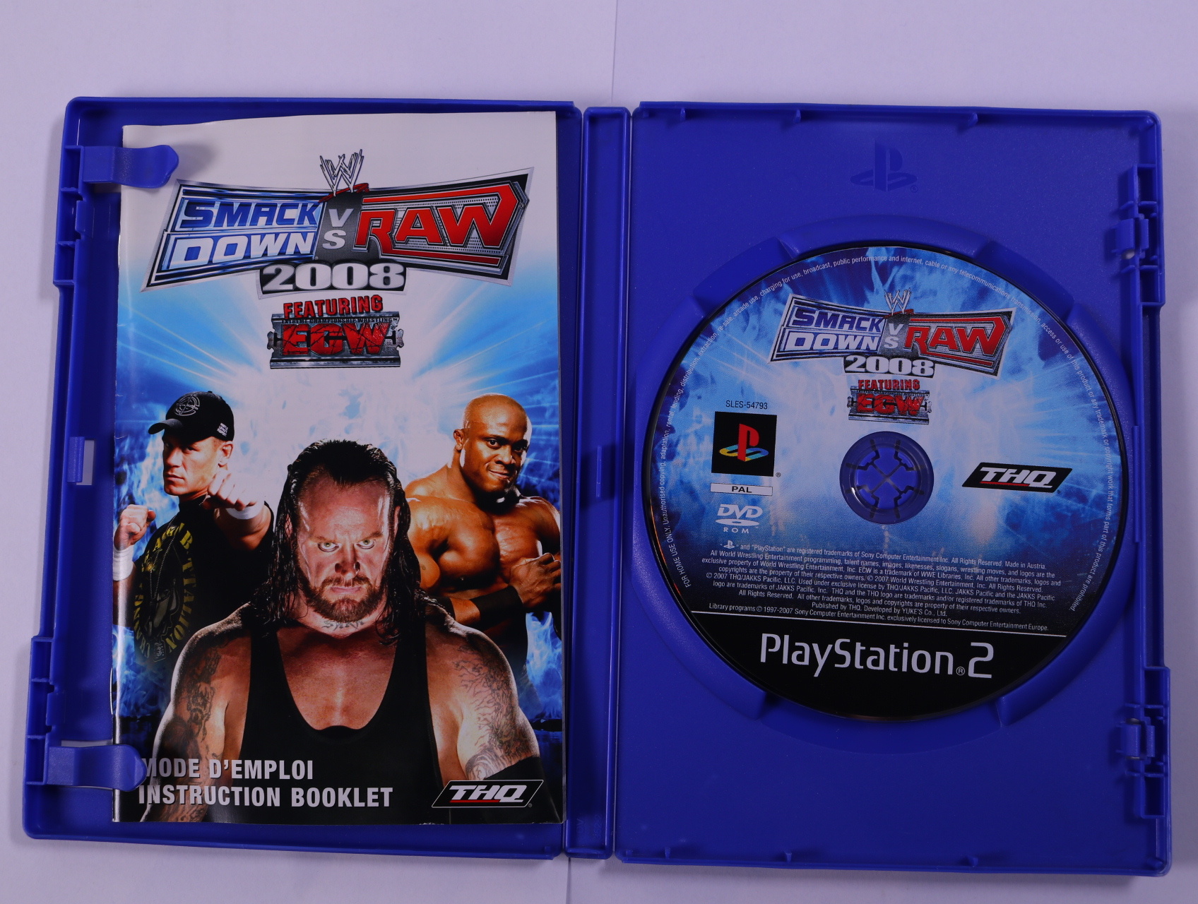 PlayStation 2 - Smack Down VS RAW 2008 - productfoto 2