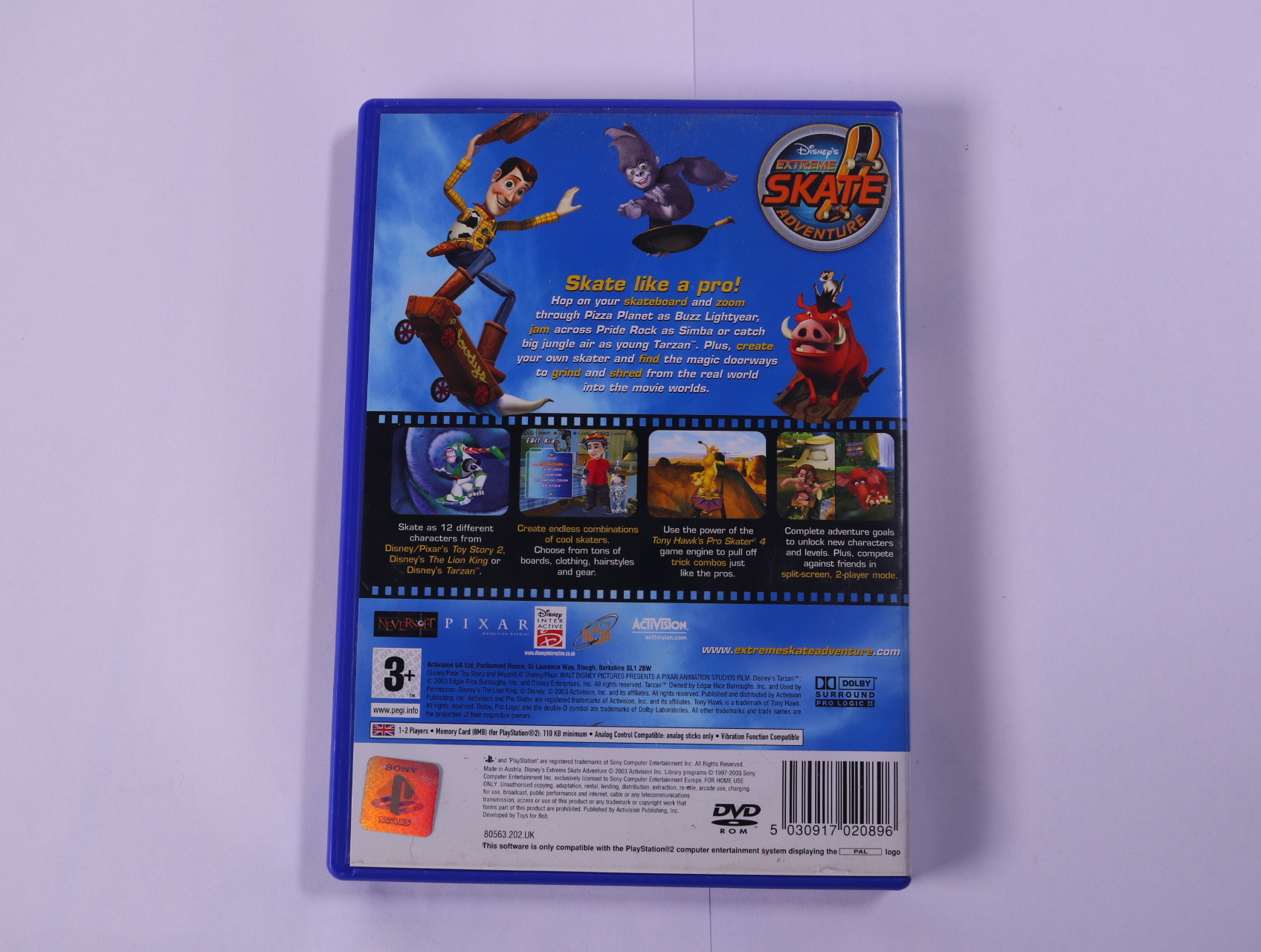 PlayStation 2 - Extreme Skate [No Manual] - productfoto 3