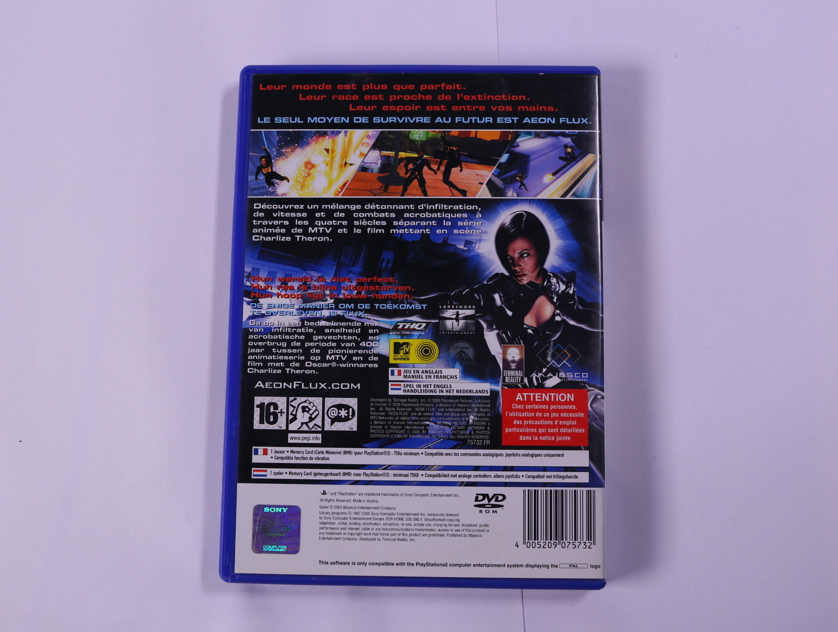 PlayStation 2 - Aeon Flux - productfoto 3