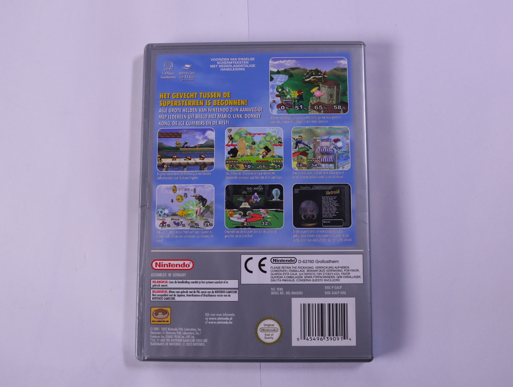 Nintendo GameCube - Super Smash Bros. Melee - productfoto 3