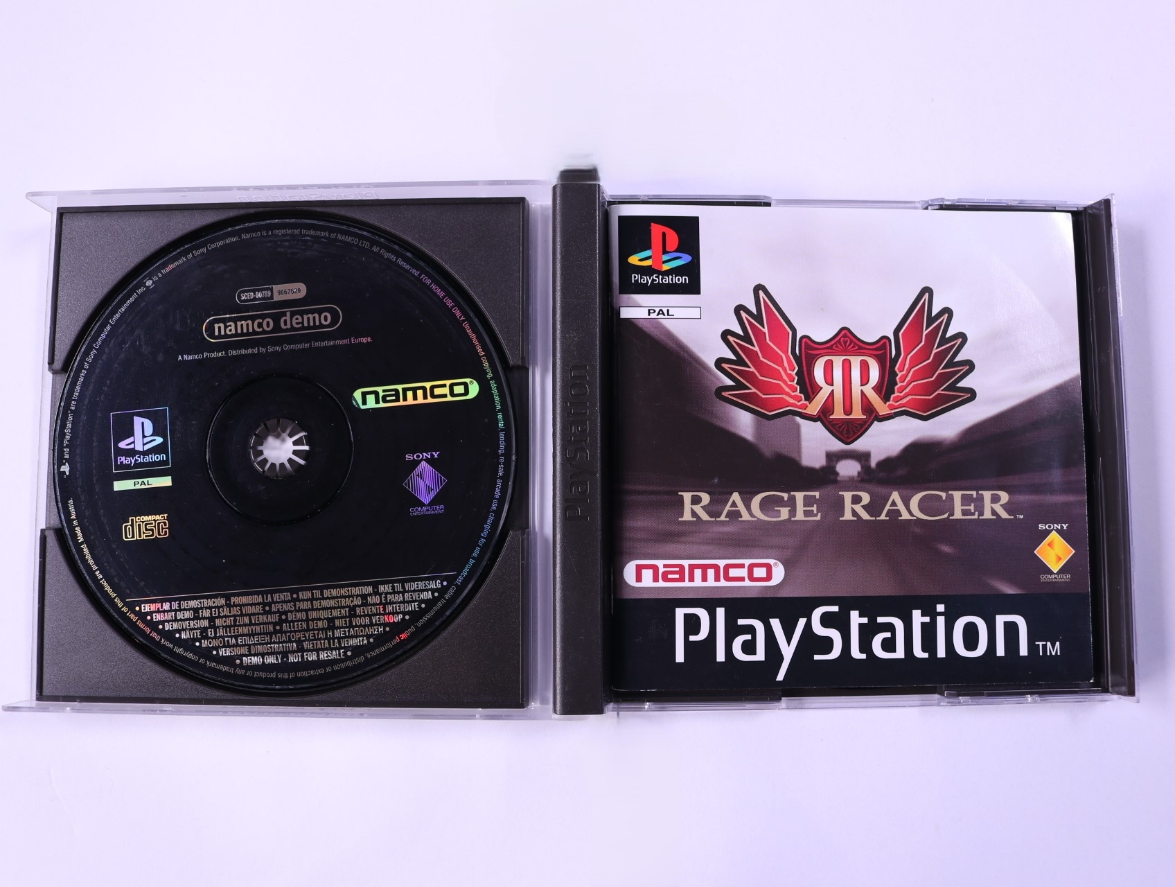 PlayStation 1 - Rage Racer - productfoto 3