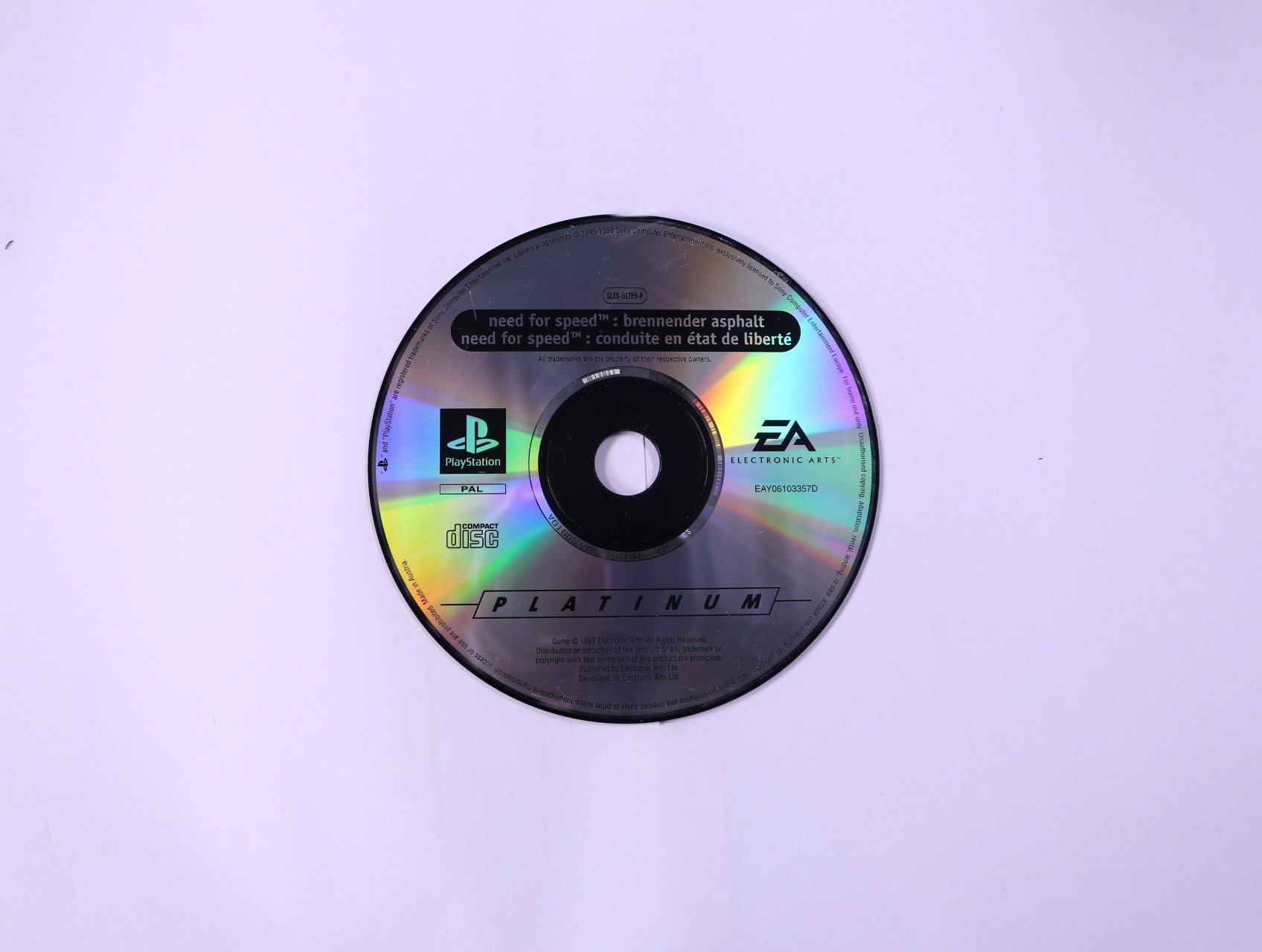 PlayStation 1 - Need for Speed: High Stakes [Platinum] [Geen Hoesje]
