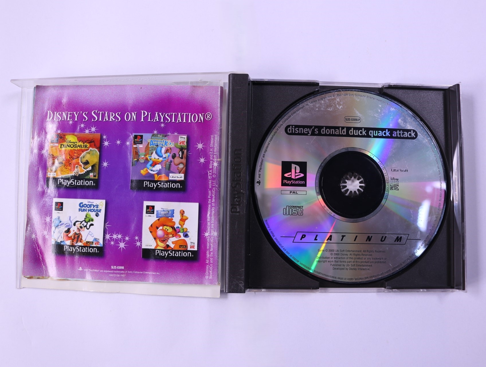 PlayStation 1 - Donald Duck: Quack Attack [Platinum] - productfoto 3