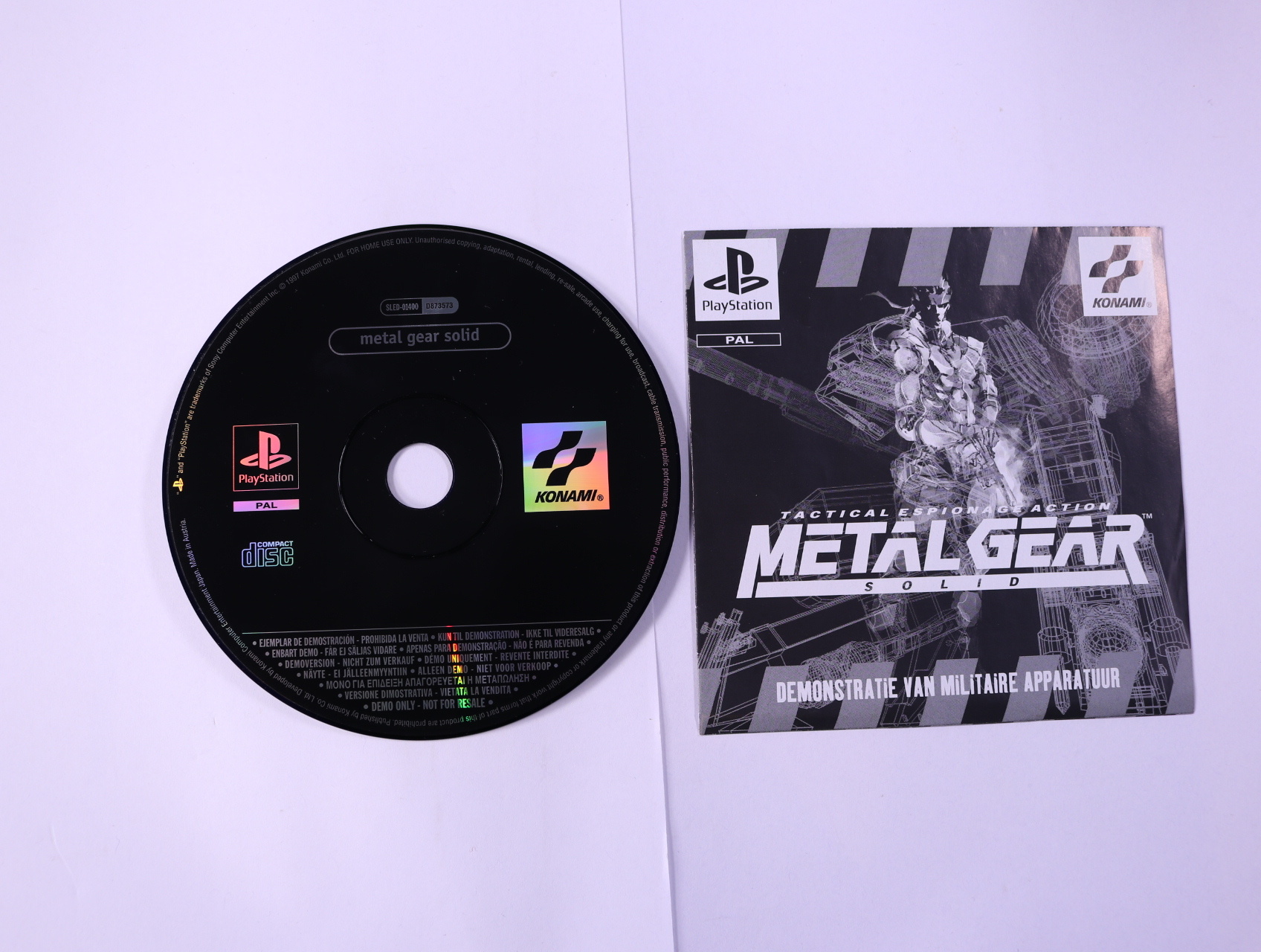 PlayStation 1 - Metal Gear Solid [Geen Hoesje]