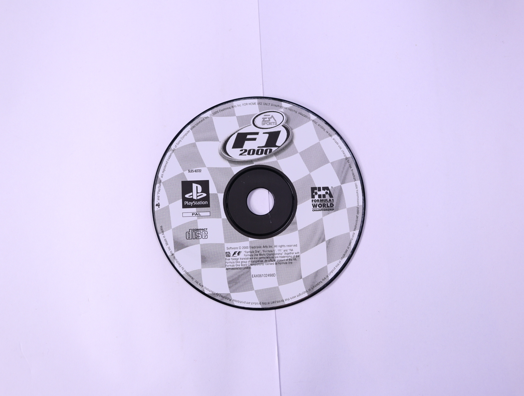 PlayStation 1 - F1 2000 [Geen Hoesje]