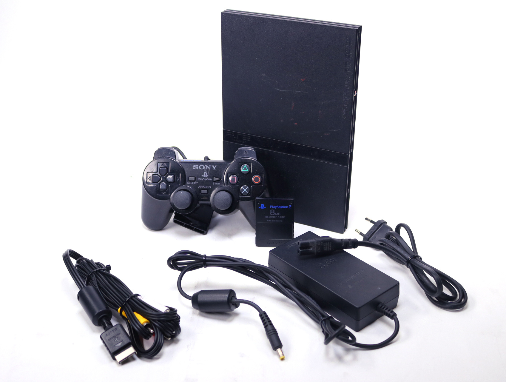 PlayStation 2 - Slim Console [Zwart] - productfoto 4