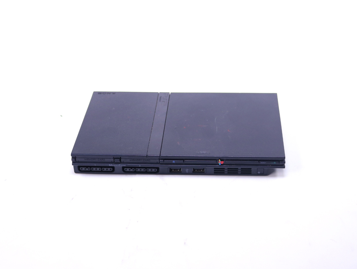 PlayStation 2 - Slim Console [Zwart] - productfoto 3