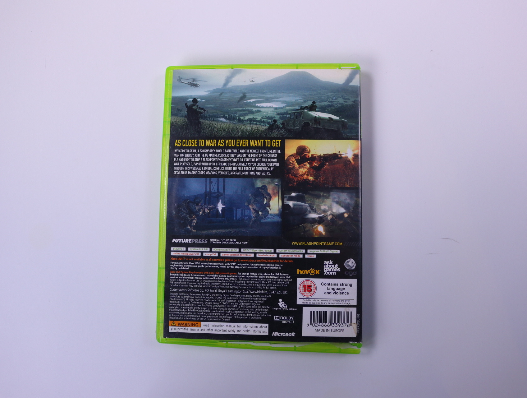 Xbox 360 - Operation Flashpoint: Dragon Rising - productfoto 2