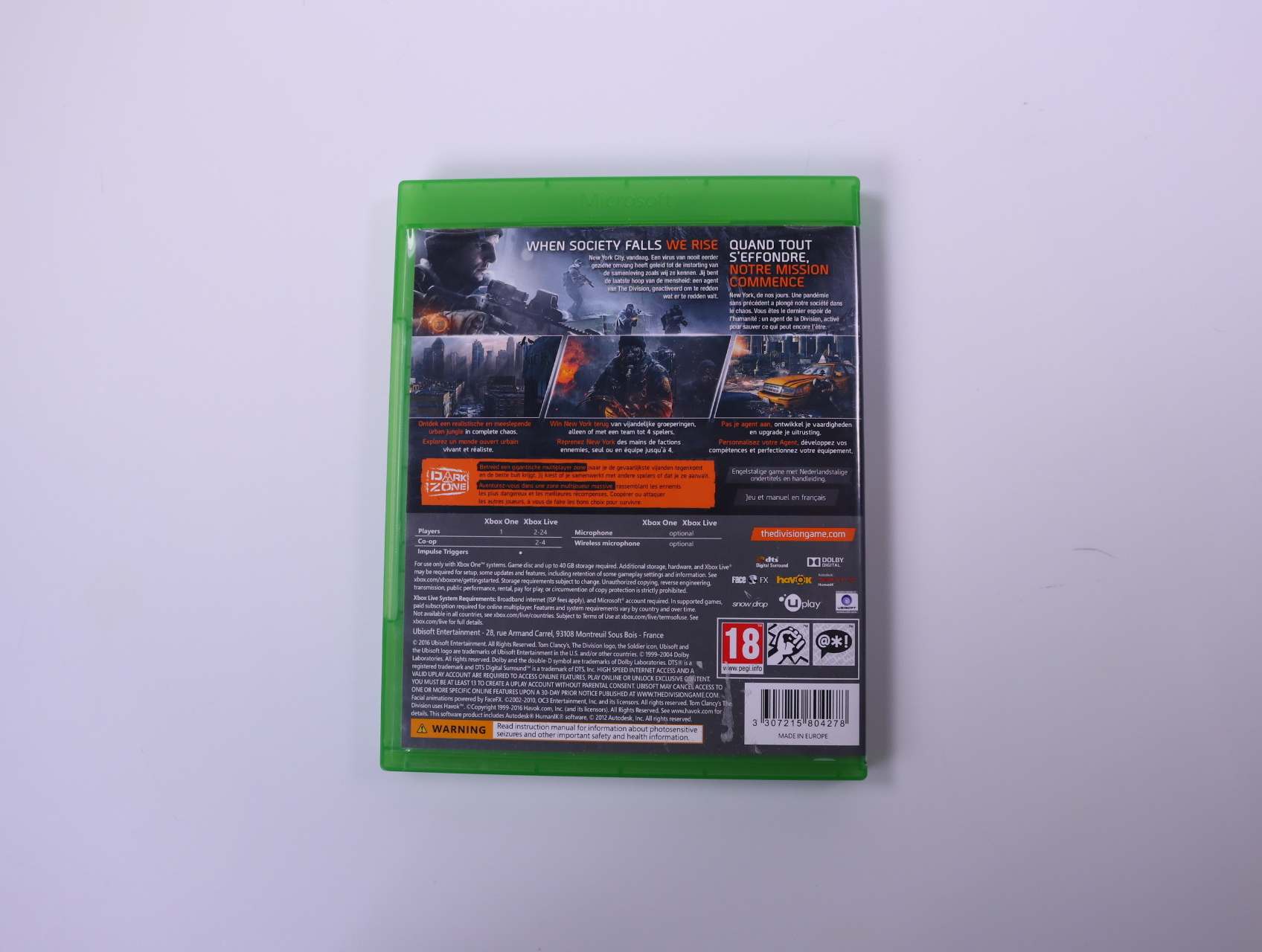 Xbox one - Tom Clancy's The Division - productfoto 2
