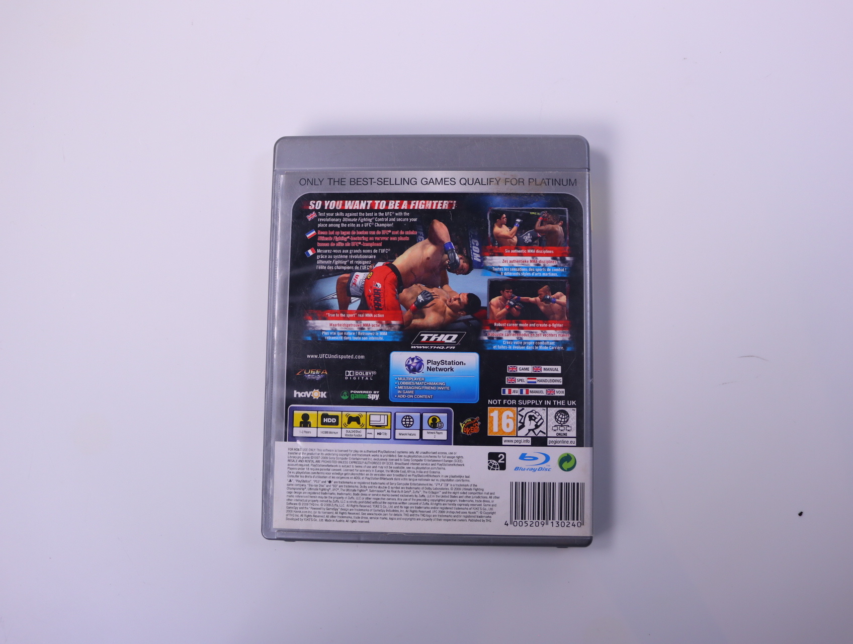 PlayStation 3 - UFC 2009 Undisputed [Platinum] - productfoto 2
