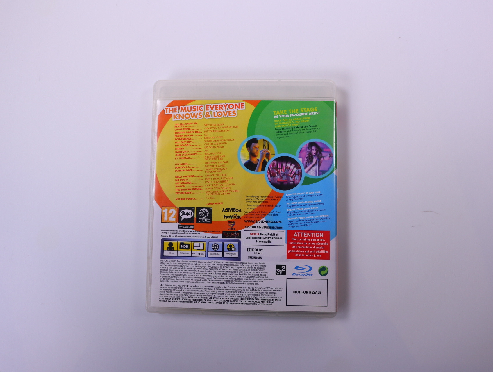 PlayStation 3 - Band Hero - productfoto 2