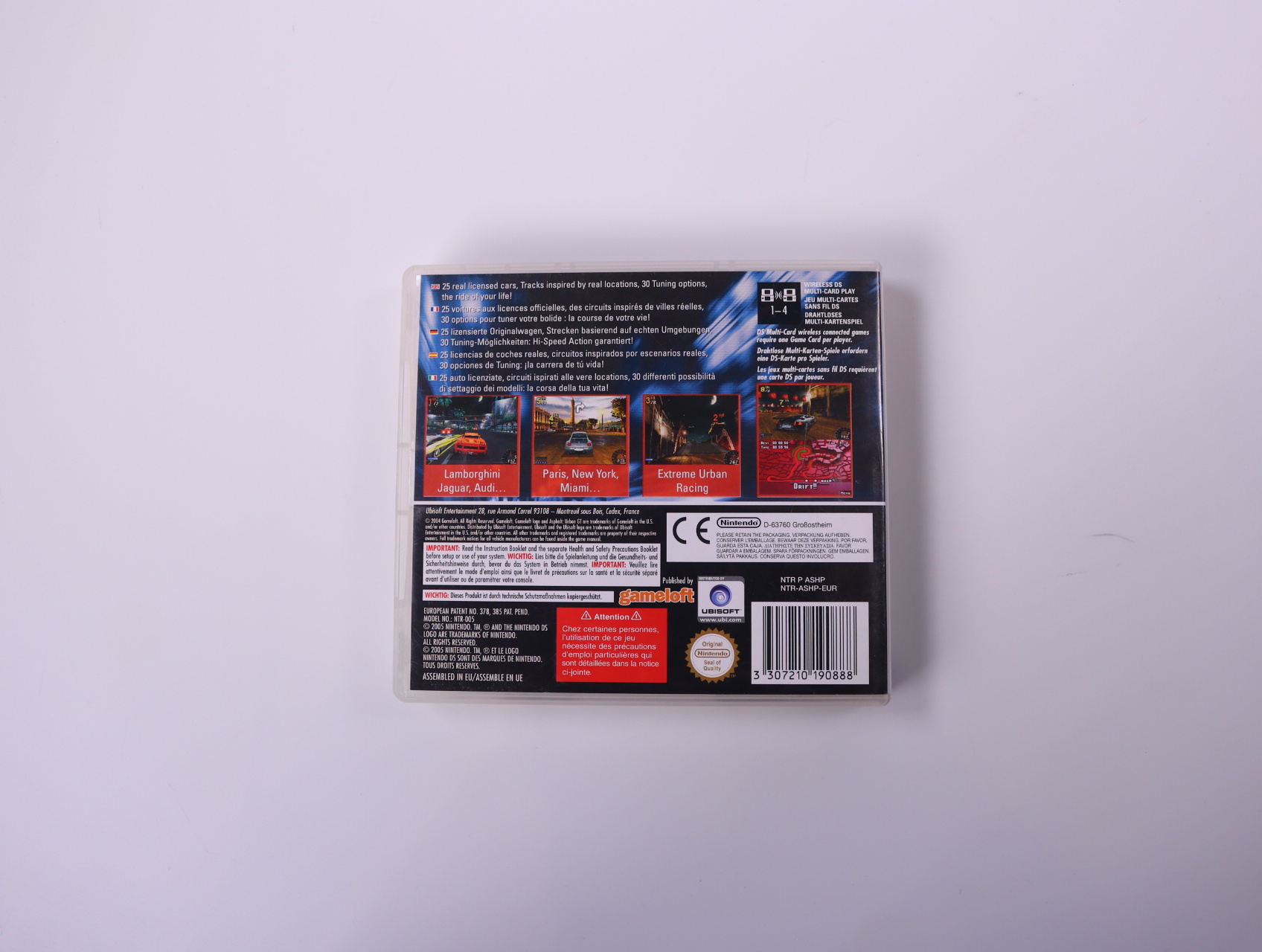 Nintendo DS - Asphalt Urban GT - Gameloft - productfoto 2