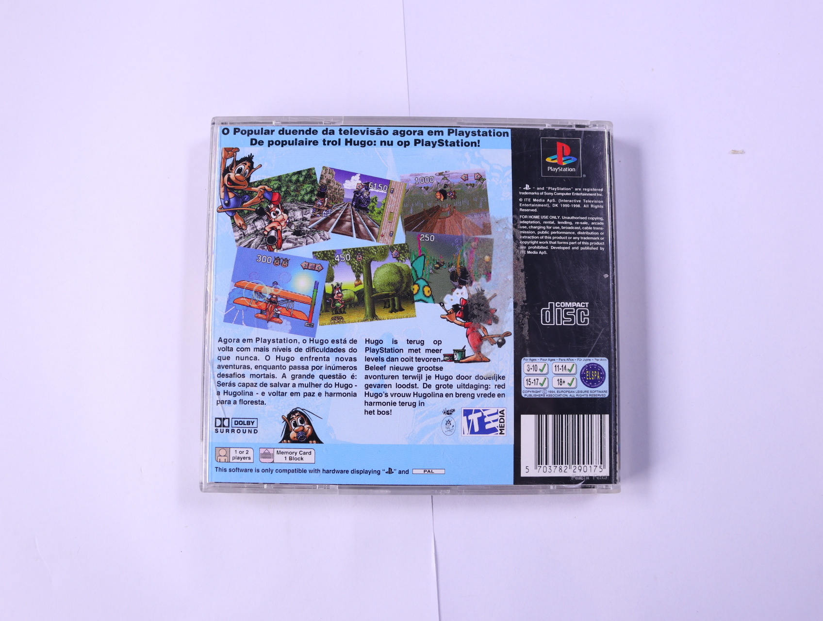 PlayStation 1 - Hugo - productfoto 2