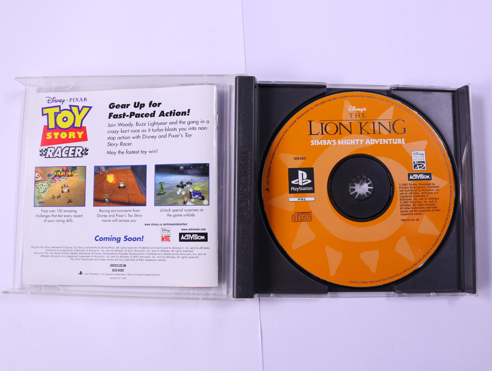 PlayStation 1 - The Lion King: Simba's Mighty Adventure - productfoto 3