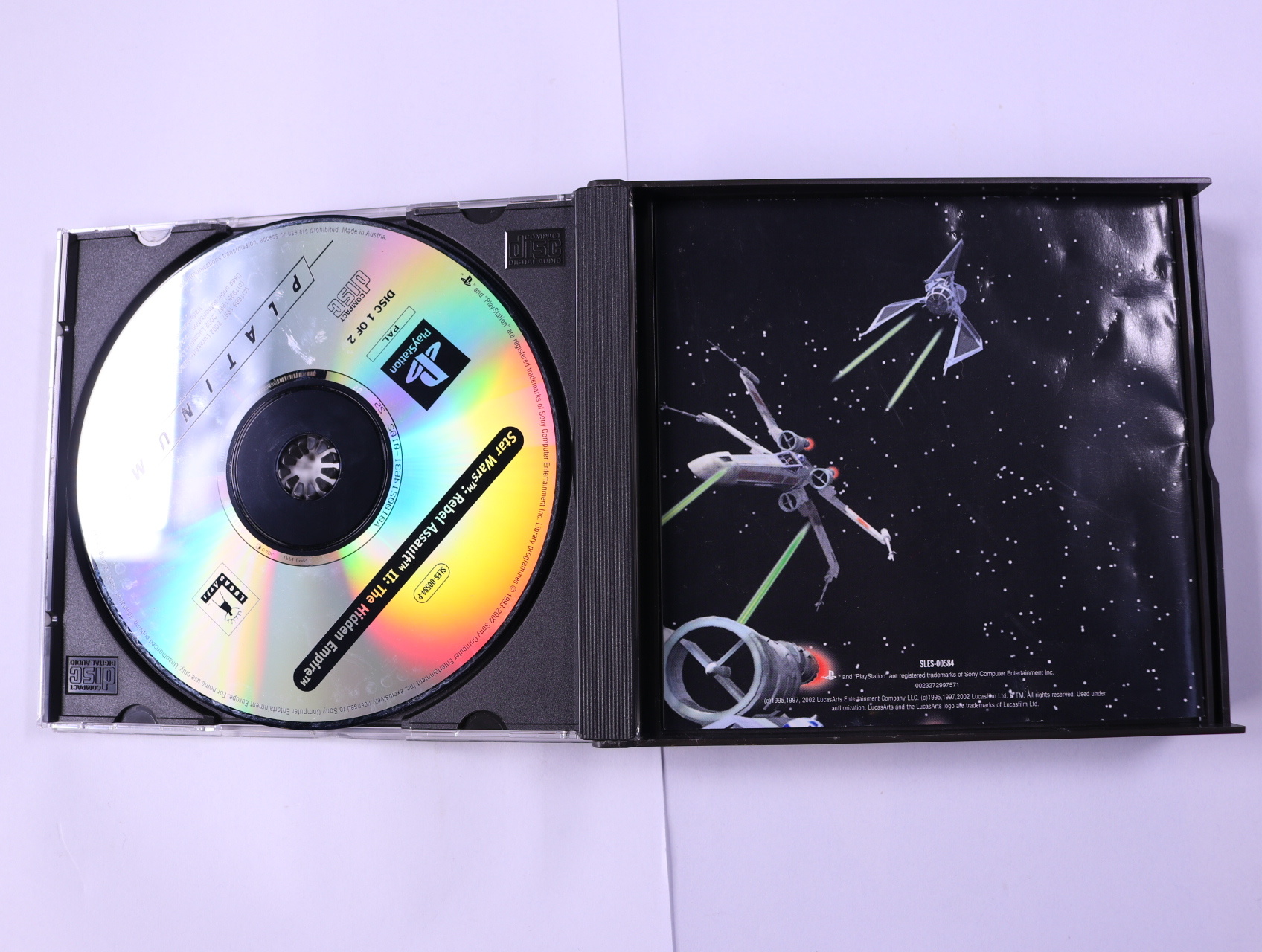 PlayStation 1 - Star Wars: Rebel Assault II [Platinum] - productfoto 4