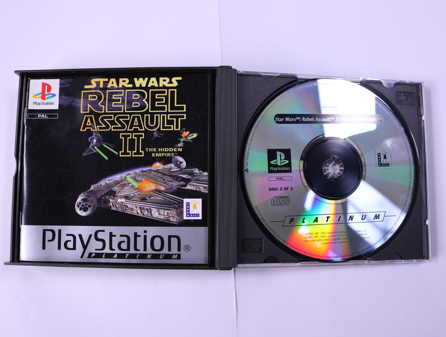 PlayStation 1 - Star Wars: Rebel Assault II [Platinum] - productfoto 3