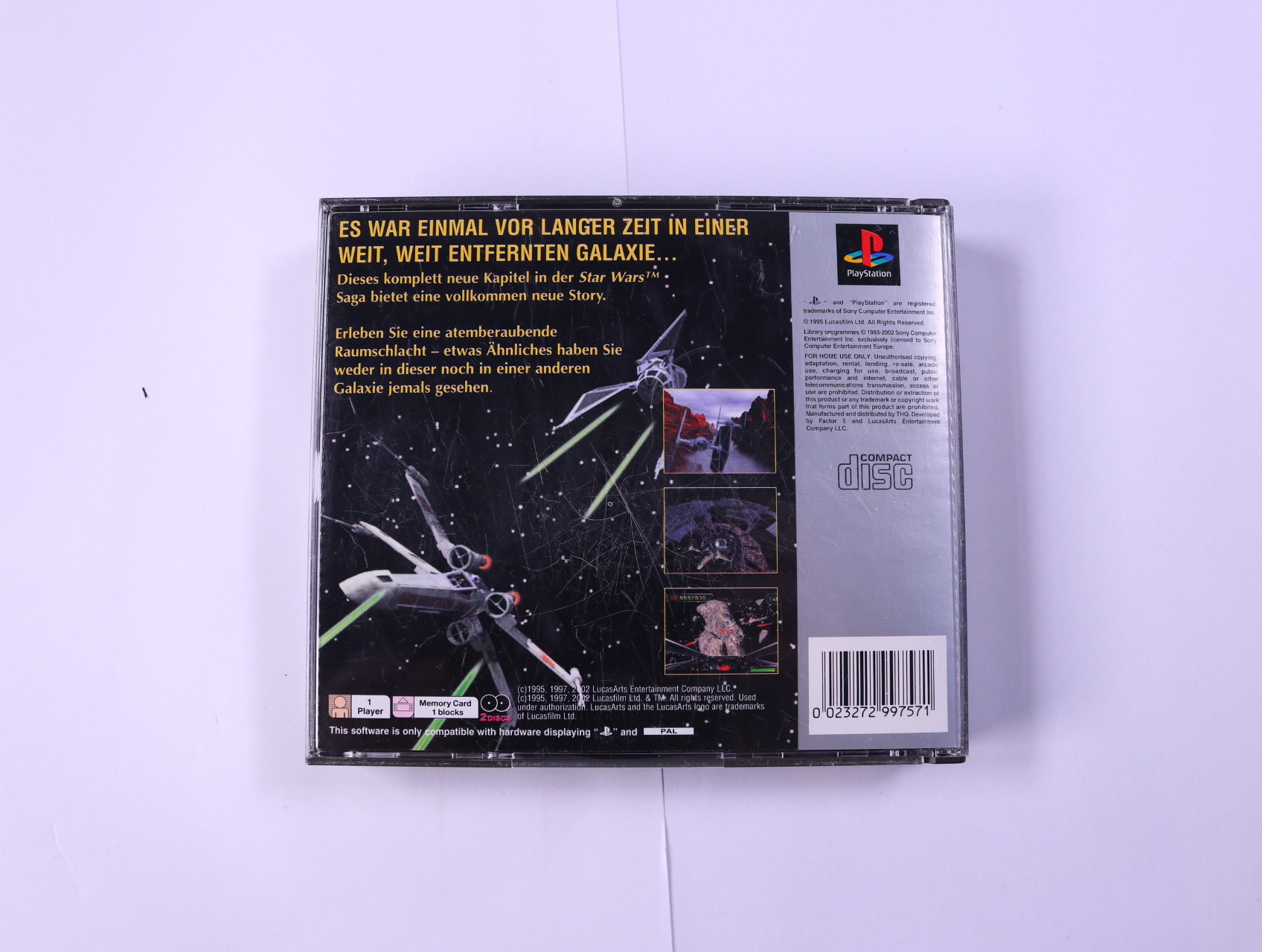 PlayStation 1 - Star Wars: Rebel Assault II [Platinum] - productfoto 2