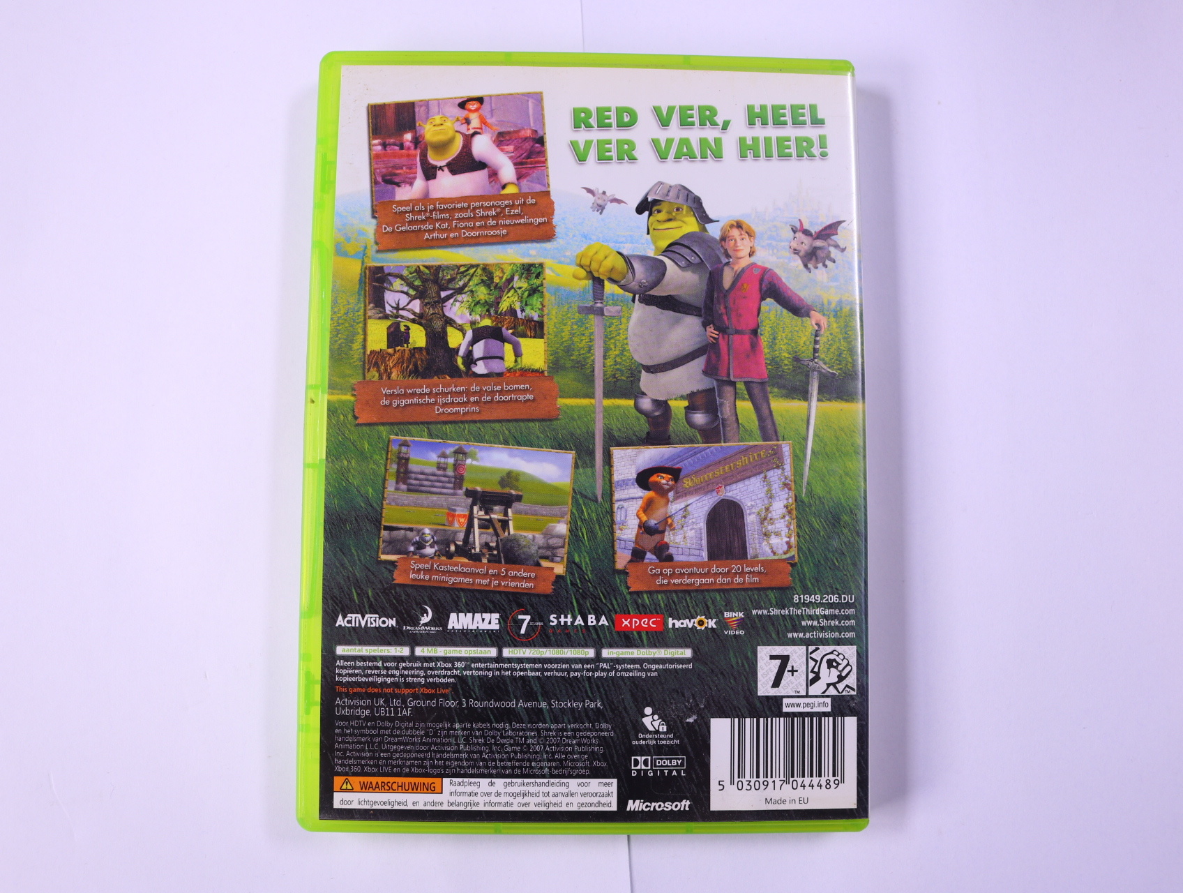 Xbox 360 - Shrek the Third - productfoto 2