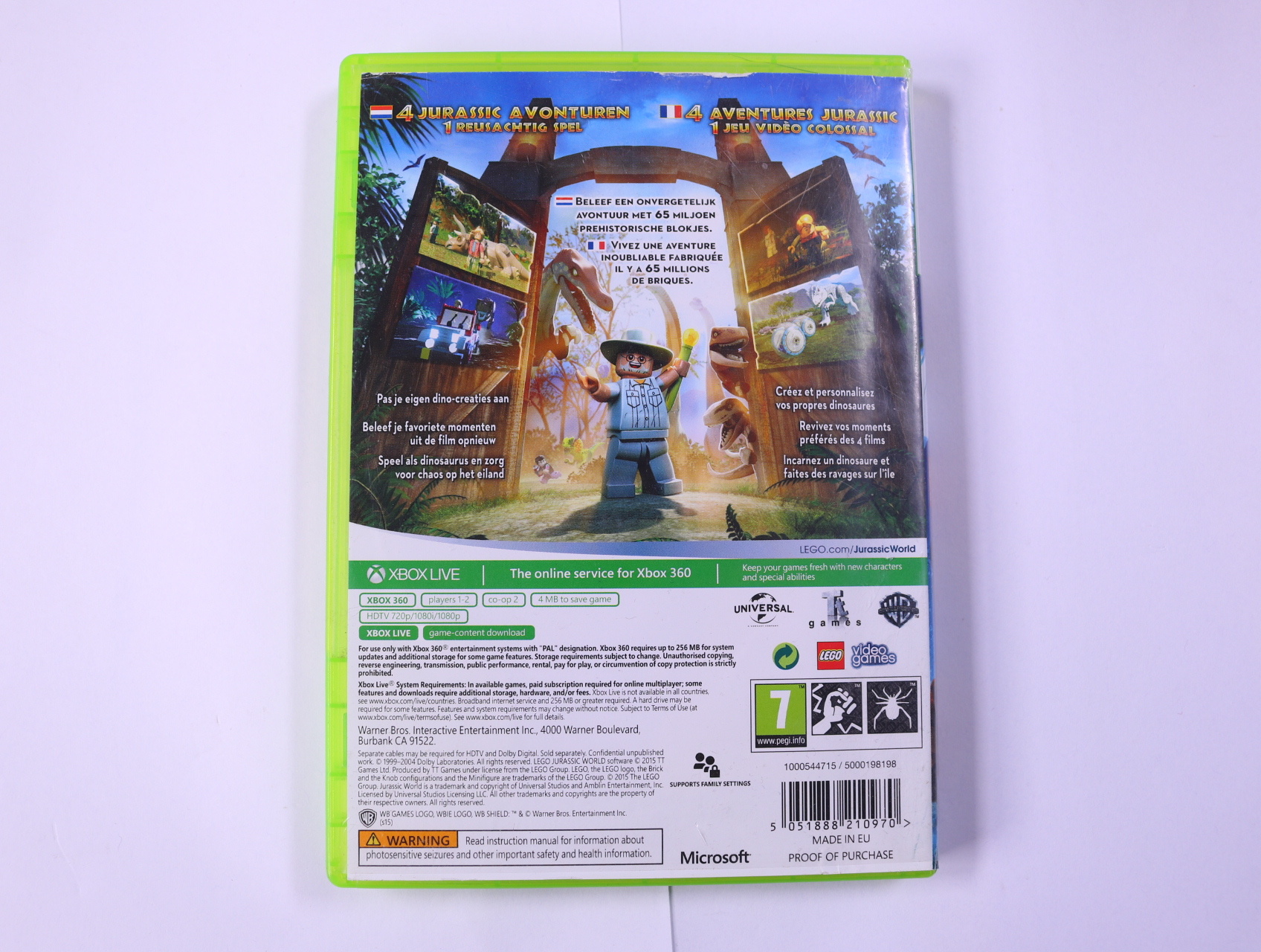 Xbox 360 - Lego Jurassic World [No Manual] - productfoto 2