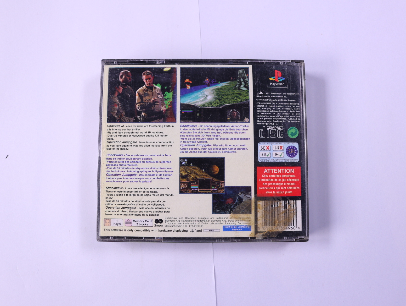 PlayStation 1 - Shockwave Assault - productfoto 2