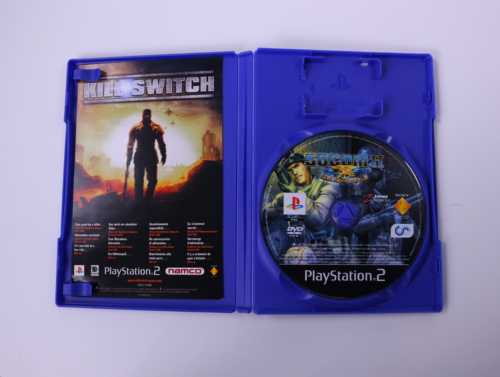 PlayStation 2 - SOCOM II: U.S. Navy SEALs [No Manual] - productfoto 2