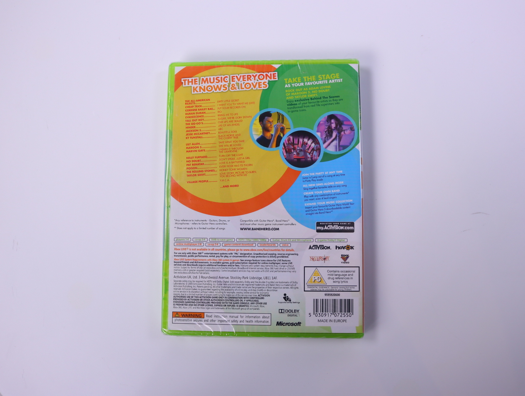 Xbox 360 - Band Hero [Sealed] - productfoto 2