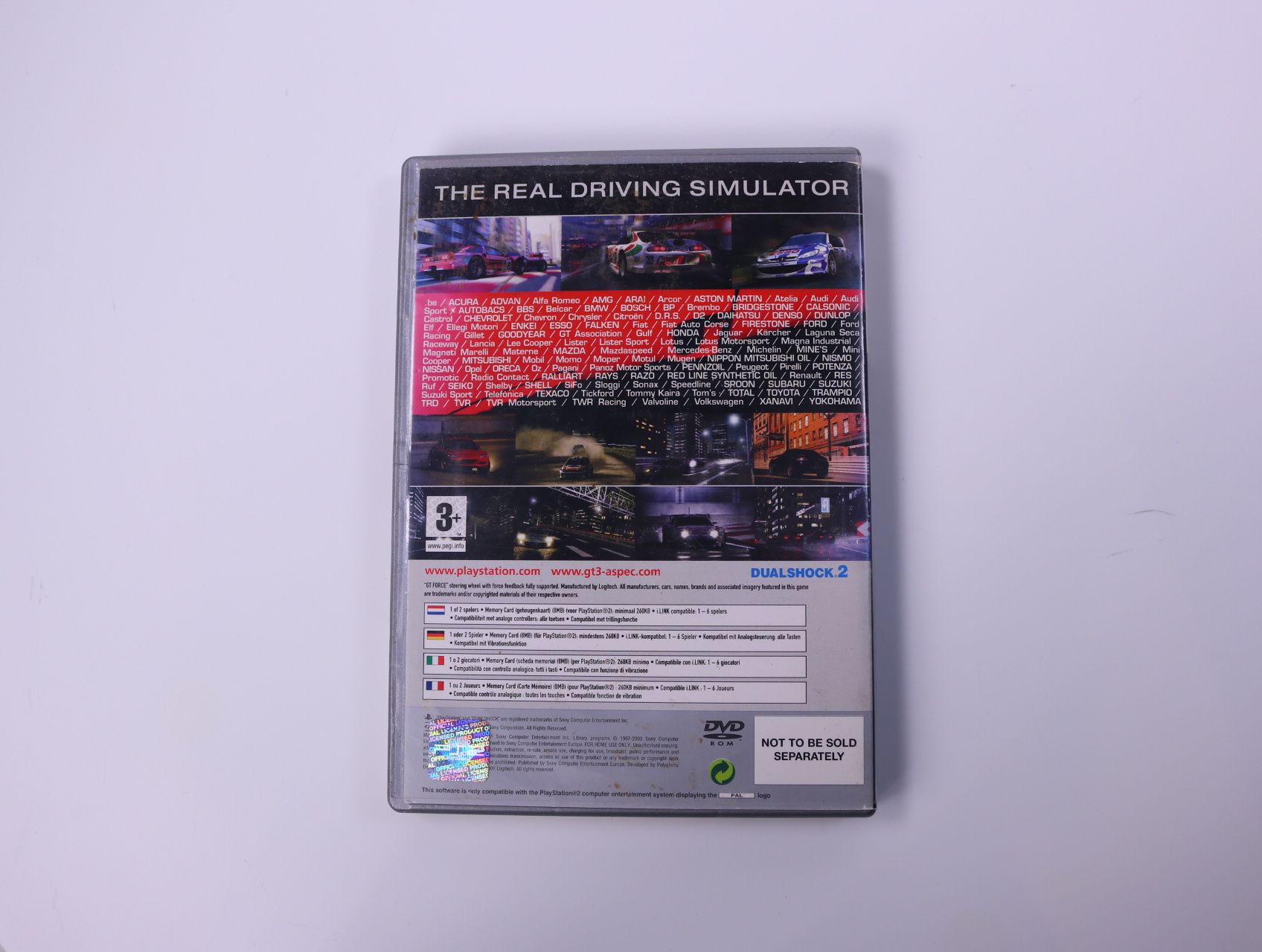 PlayStation 2 - Gran Turismo 3 A-Spec [Platinum] [No Manual] - productfoto 3