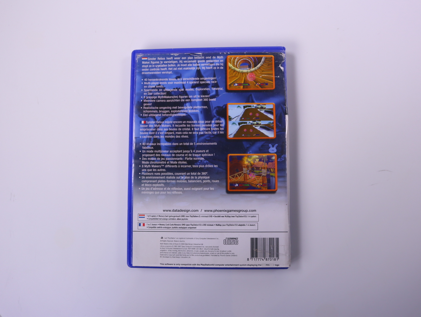 PlayStation 2 - Orbs Of Doom [No Manual] - productfoto 3