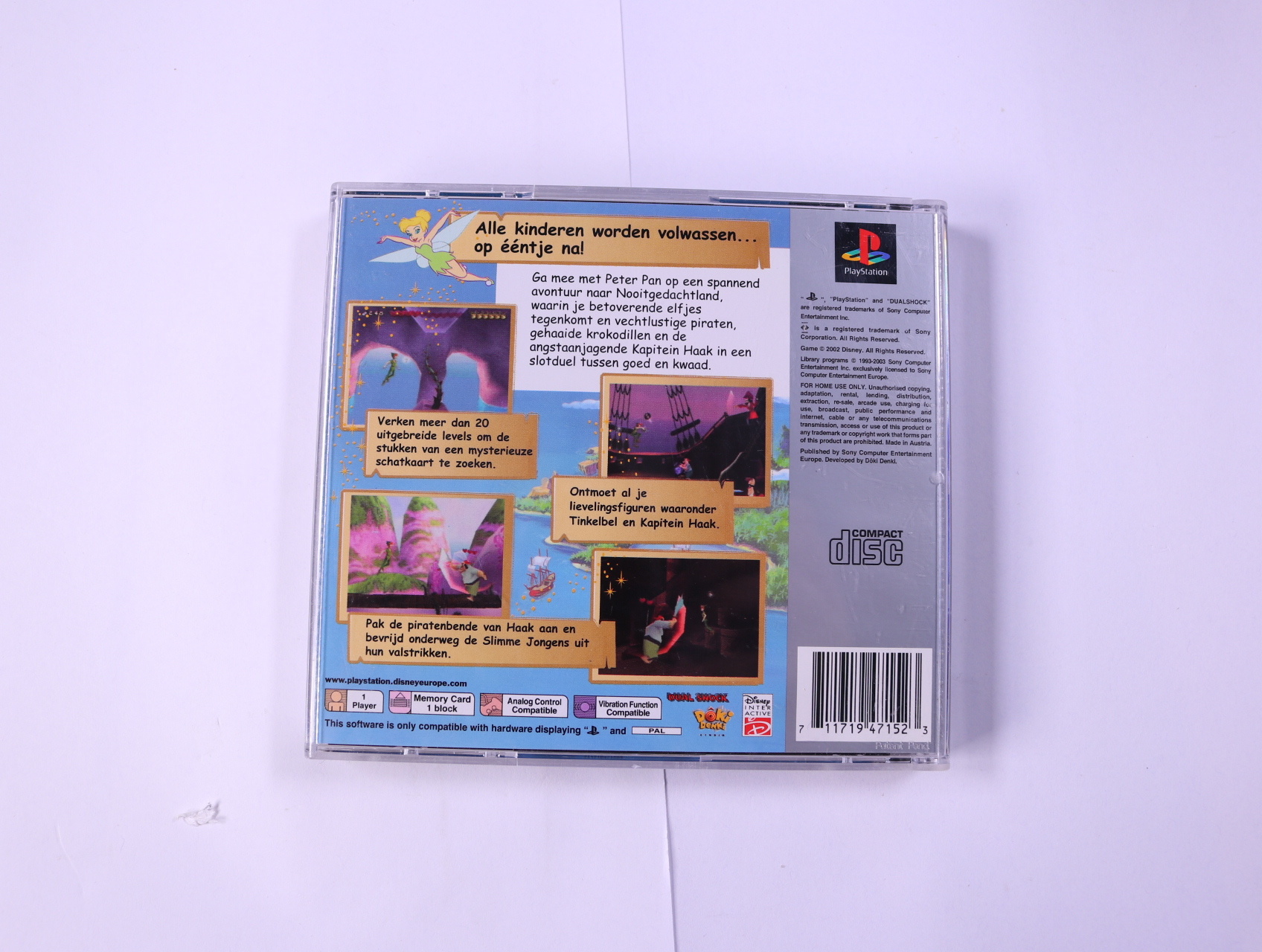 PlayStation 1 - Peter Pan: Adventures in Neverland [Platinum] - productfoto 2