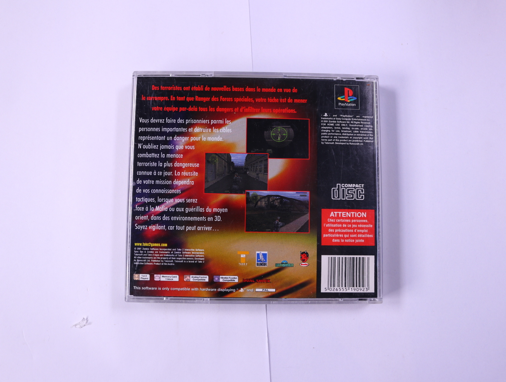 PlayStation 1 - Spec Ops: Covert Assault - productfoto 2