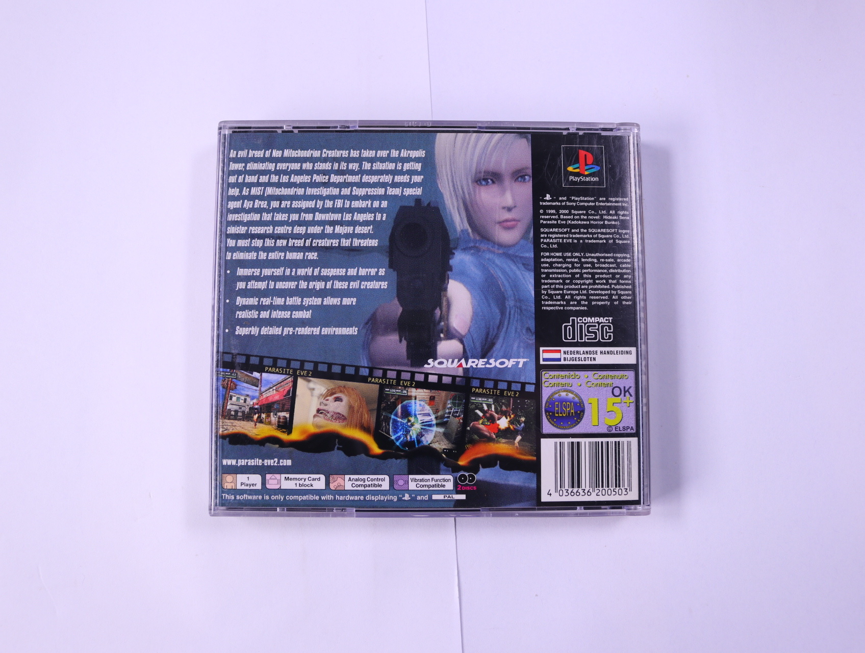 PlayStation 1 - Parasite Eve 2 - productfoto 2