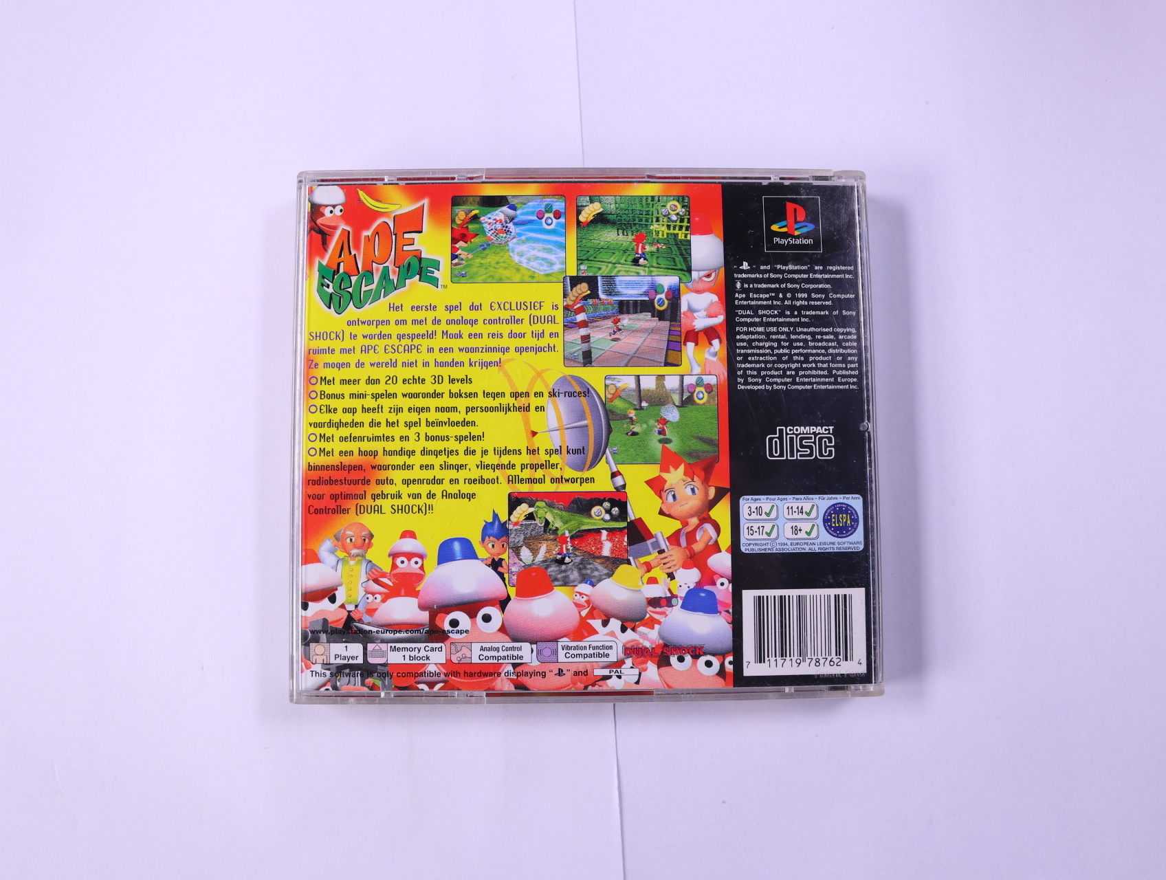 PlayStation 1 - Ape Escape - productfoto 2