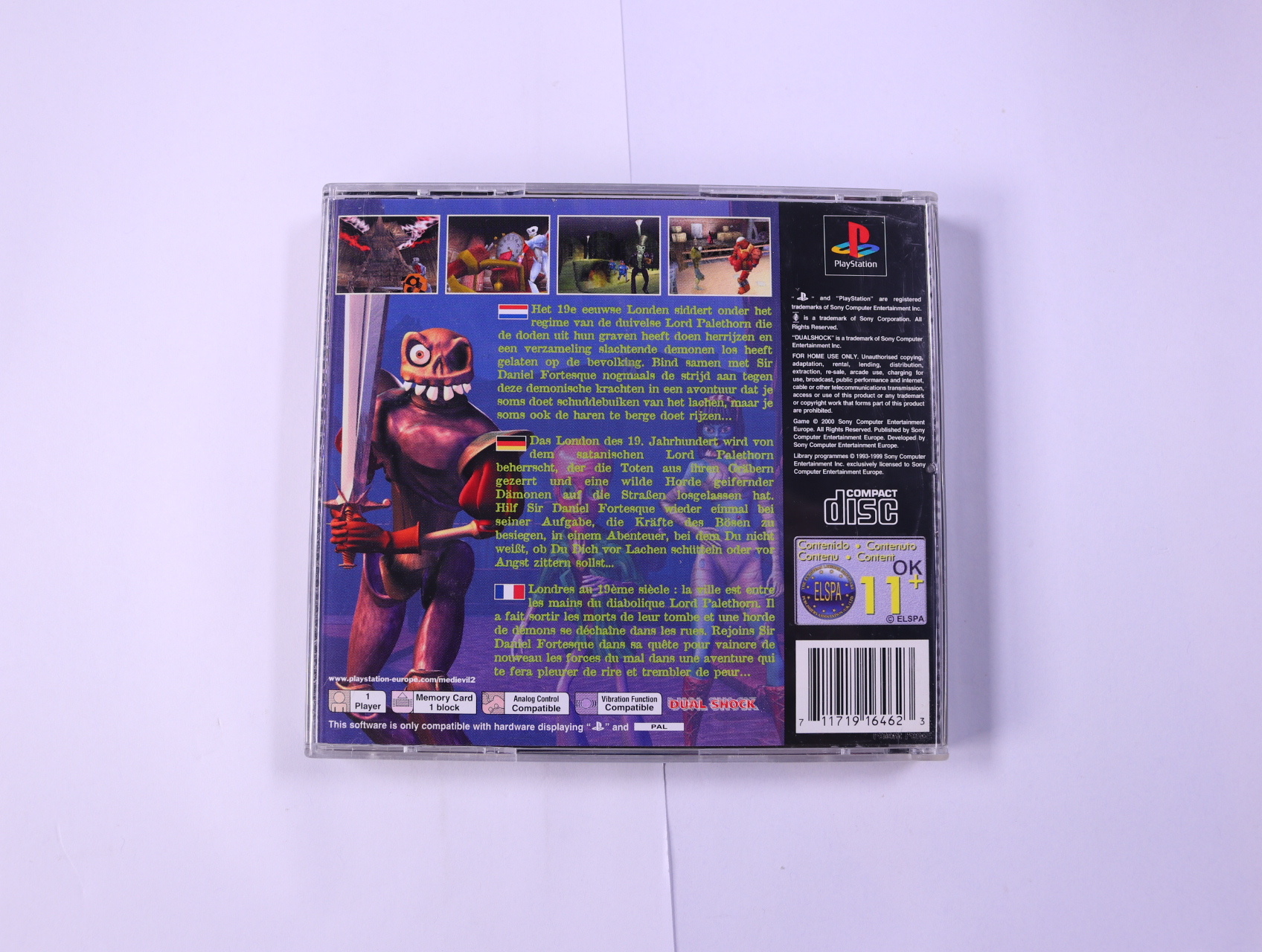 PlayStation 1 - MediEvil II - productfoto 2