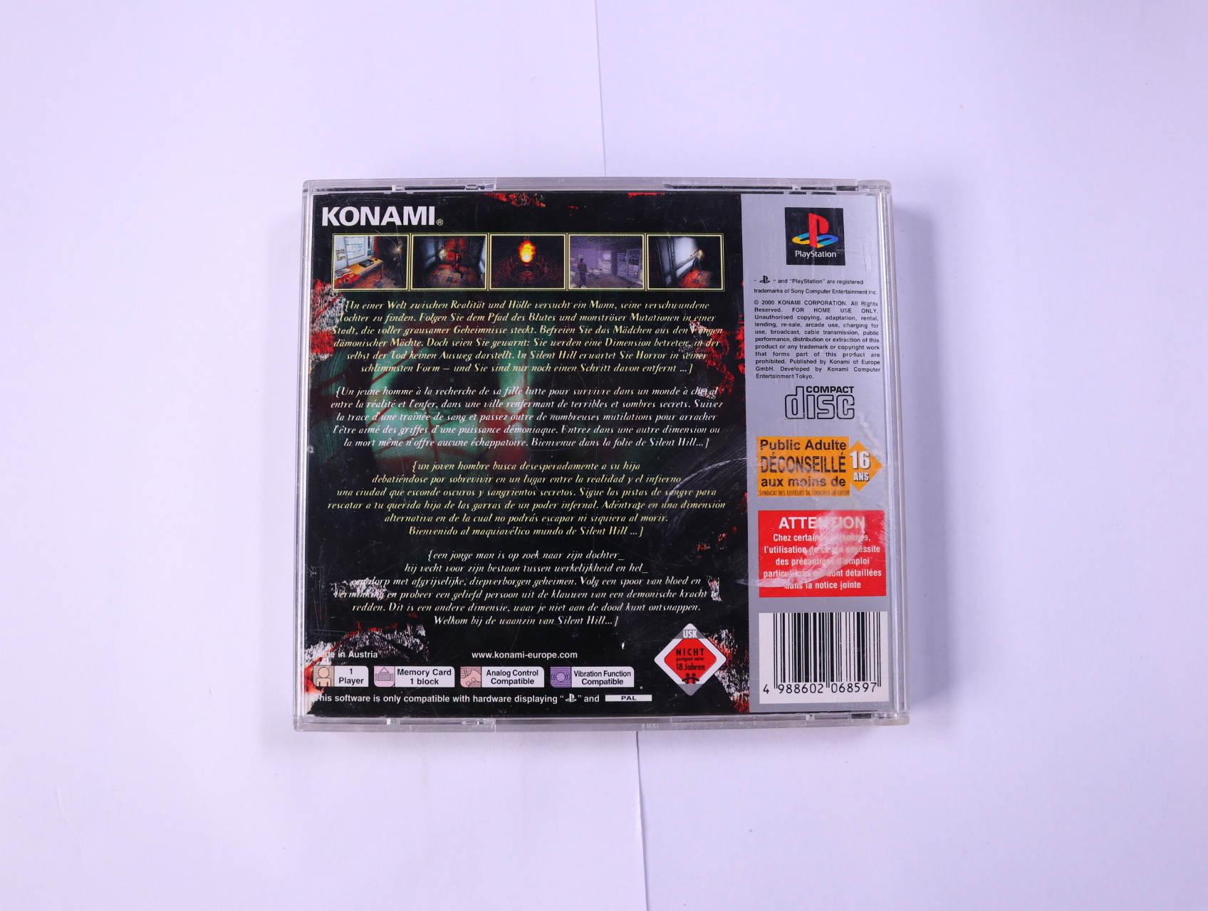 PlayStation 1 - Silent Hill [Platinum] - productfoto 2