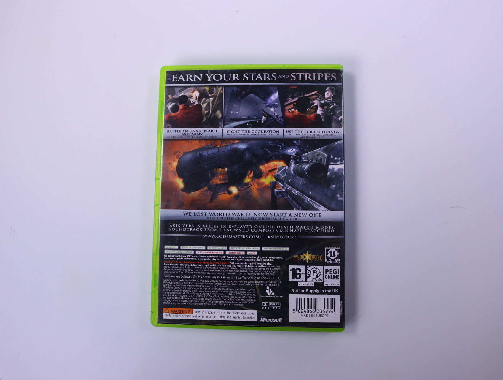 Xbox 360 - Turning Point: Fall of Liberty - productfoto 3