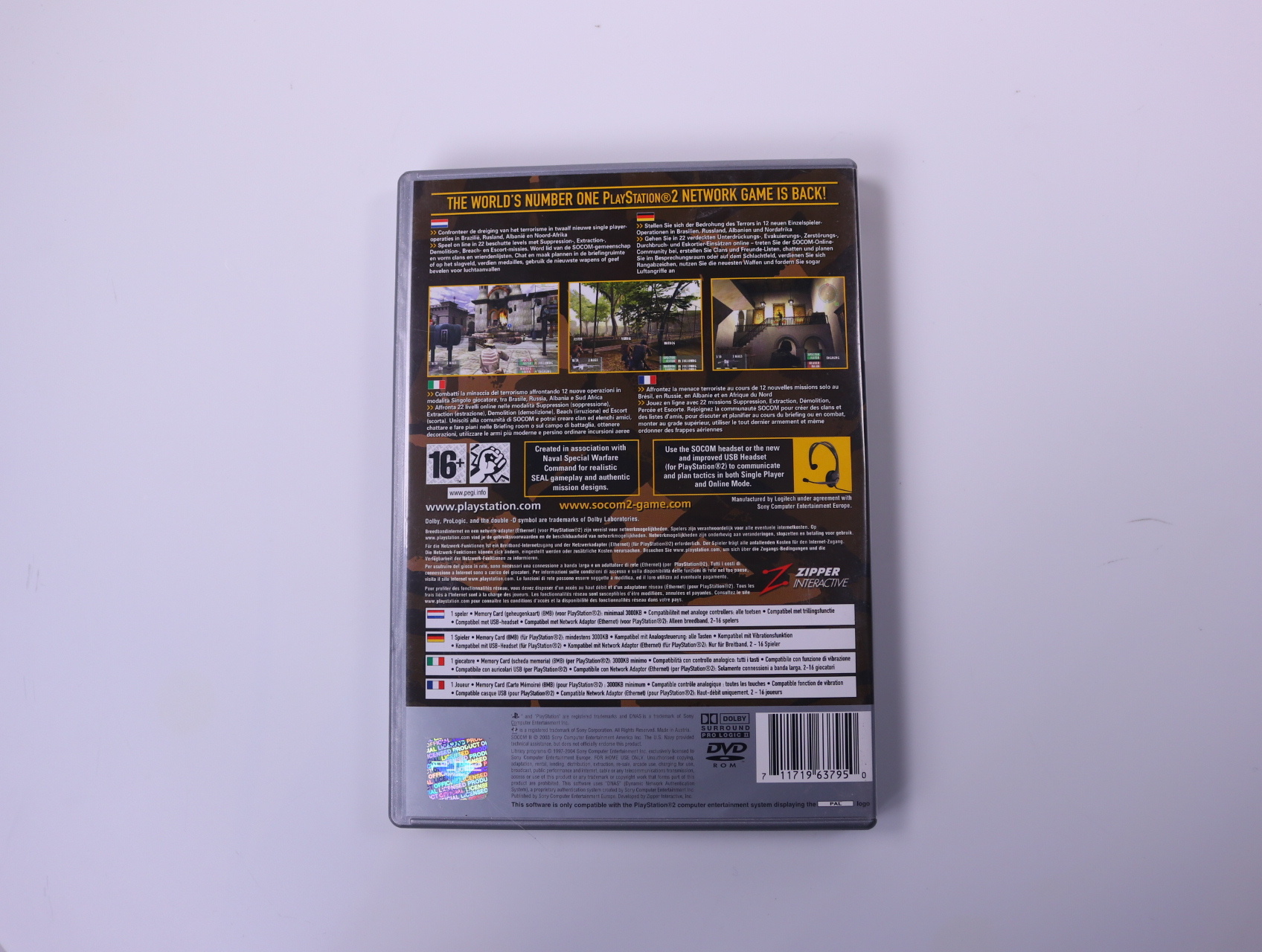 PlayStation 2 - SOCOM II: U.S. Navy SEALs [Platinum] - productfoto 3