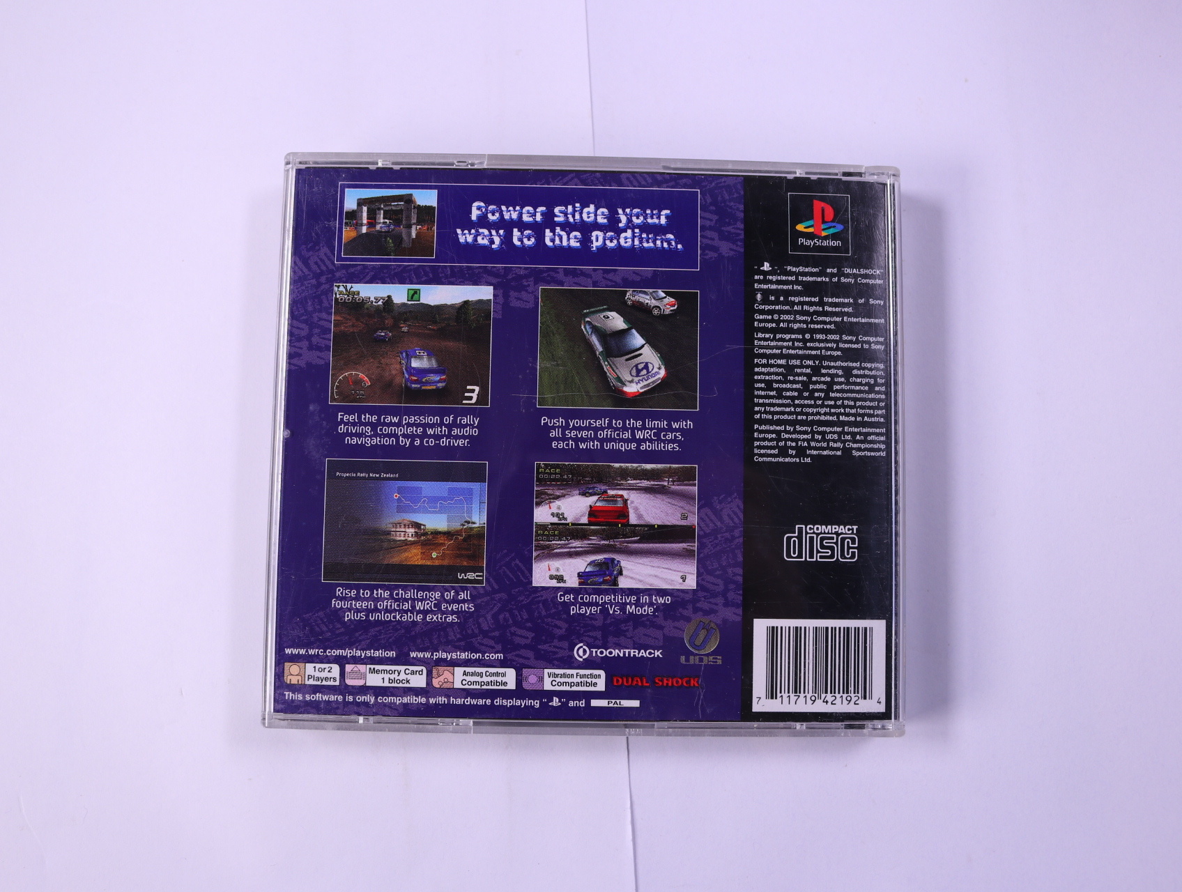 PlayStation 1 - World Rally Championship Arcade [No Manual] - productfoto 2