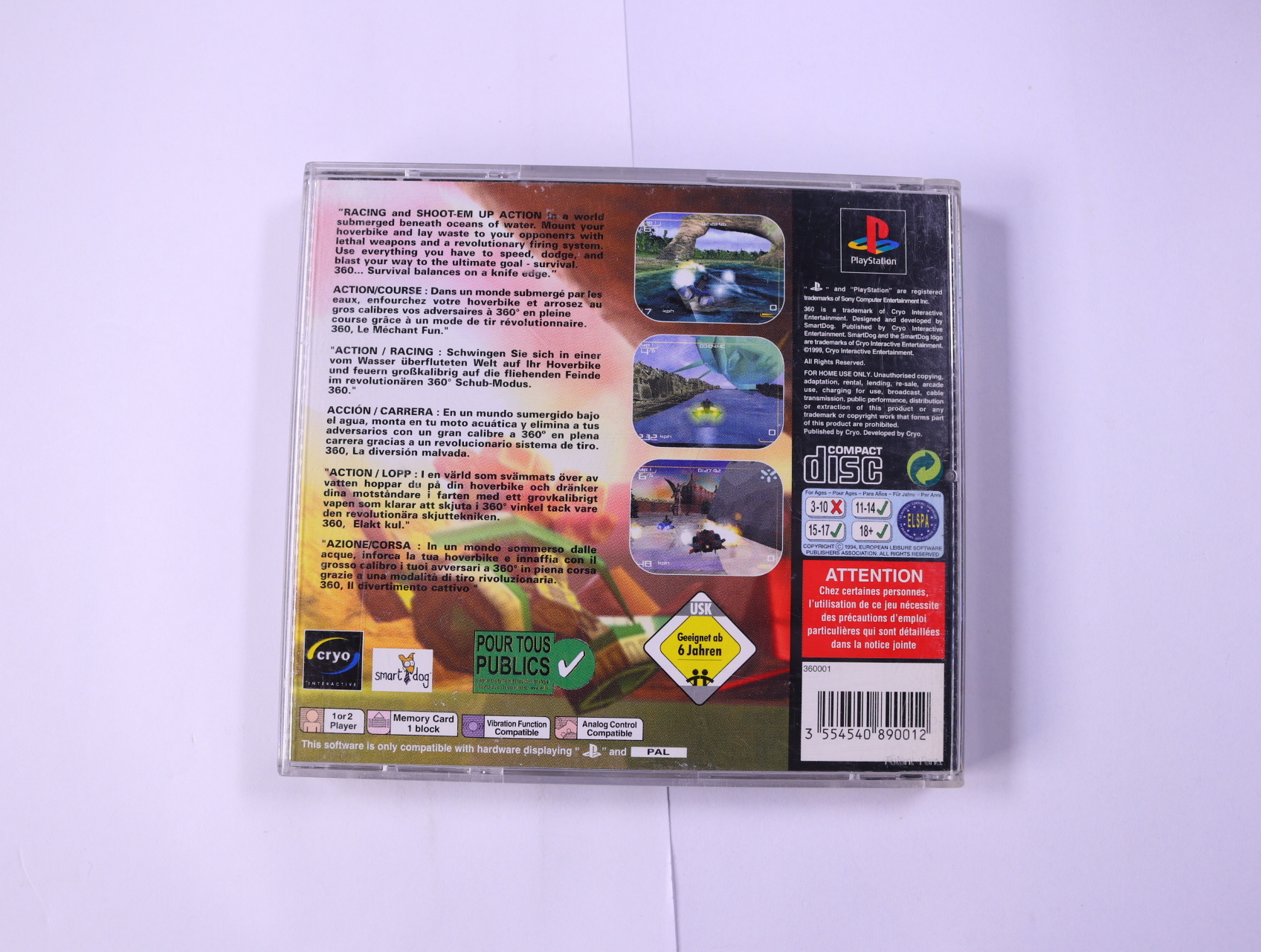 PlayStation 1 - 360 - productfoto 2