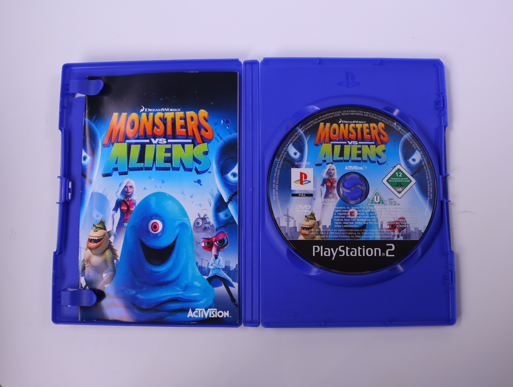 PlayStation 2 - Monsters vs. Aliens - productfoto 3